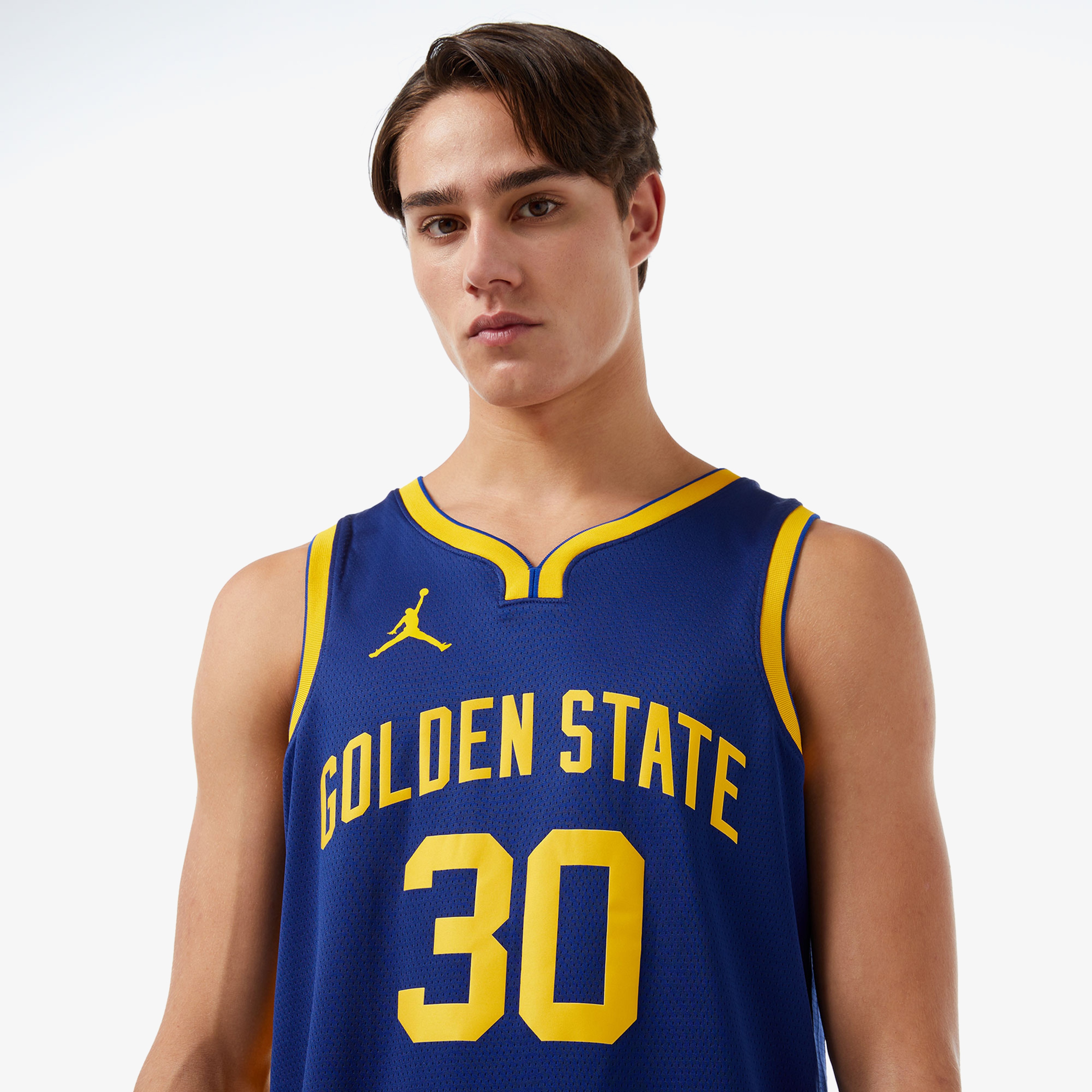 Nike Stephen Curry Golden State Warriors Statement Edition Dri-FIT NBA Swingman Erkek Mavi Forma