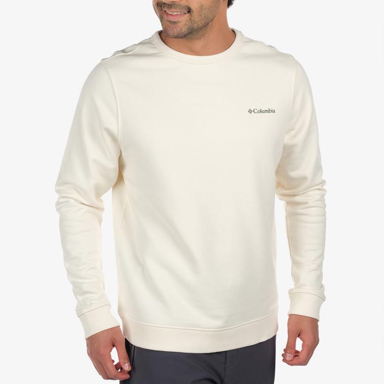 Columbia CSC Basic Crew Erkek Krem Sweatshirt