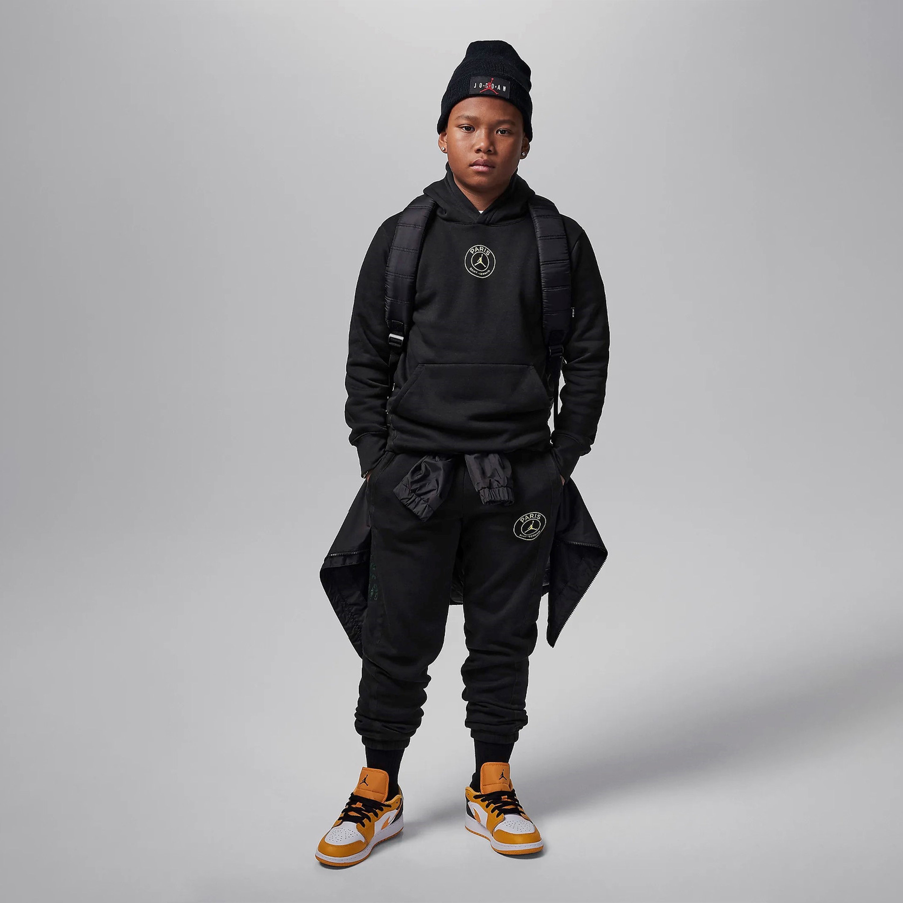 Jordan Paris Saint-Germain Big Çocuk Siyah Eşofman Altı