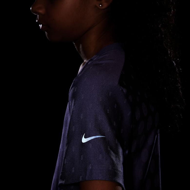 Nike Dri-Fit Çocuk Mor Günlük T-Shirt