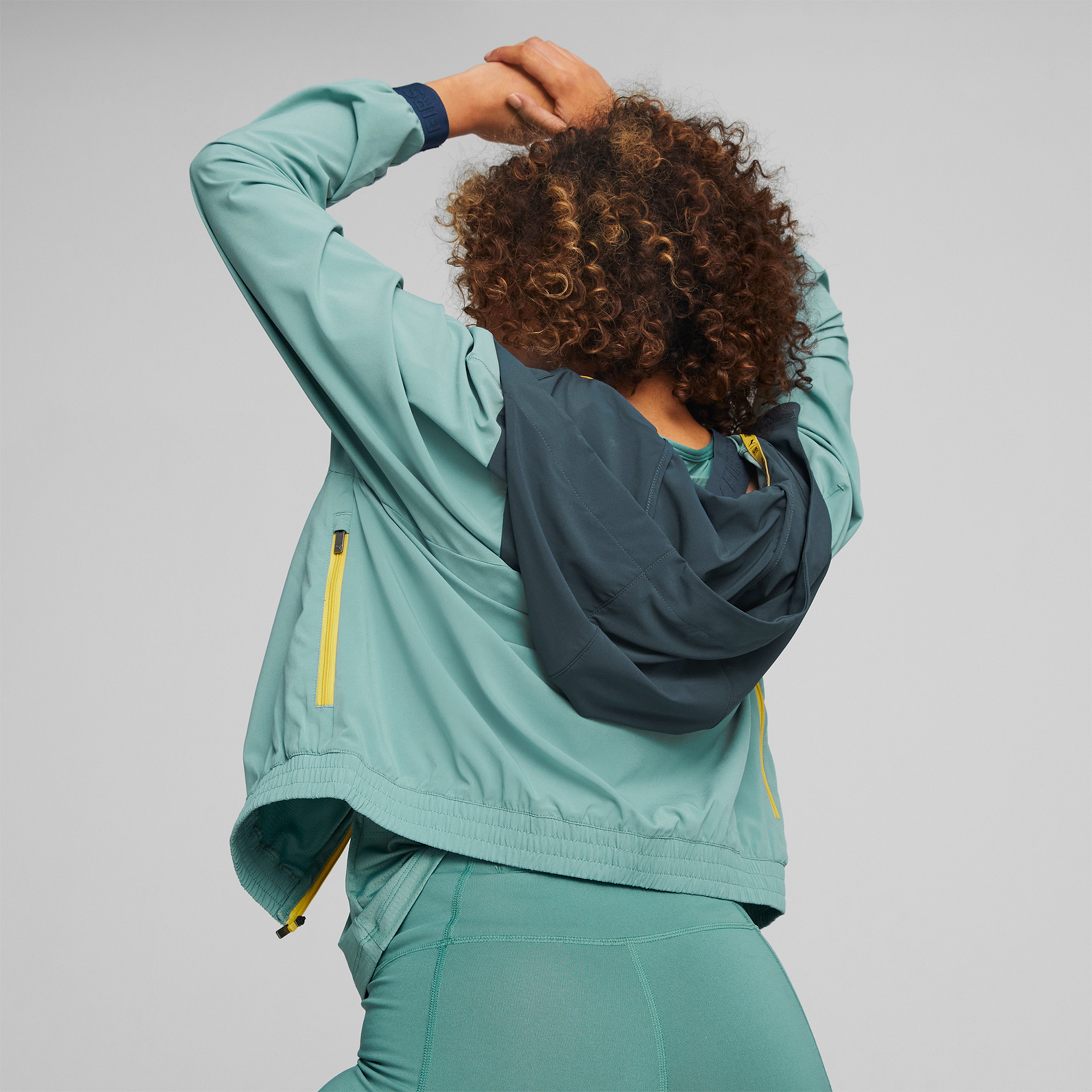 Puma x First Mile Woven Kadın Yeşil Günlük Ceket