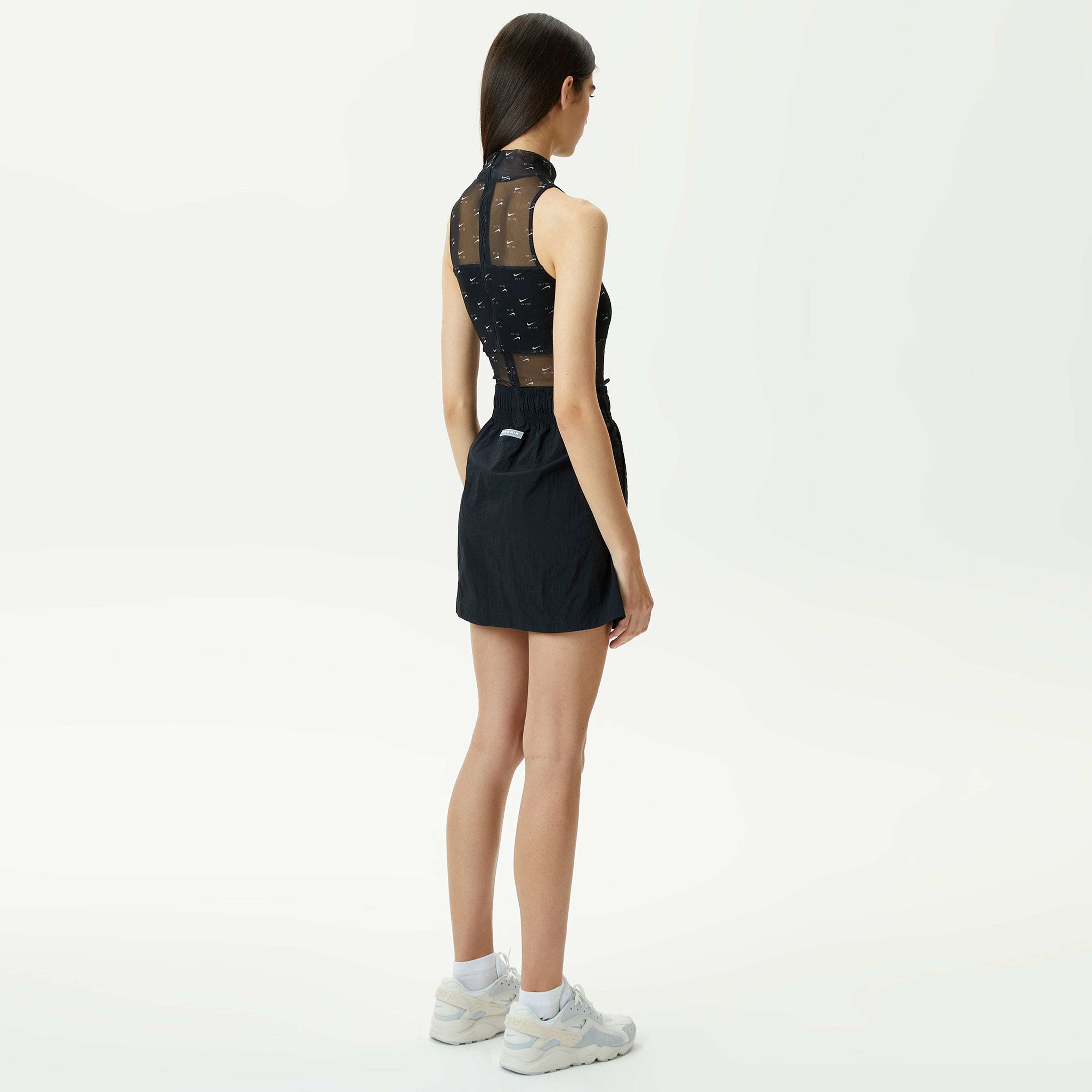 Nike Air Fleece Kadın Siyah Etek