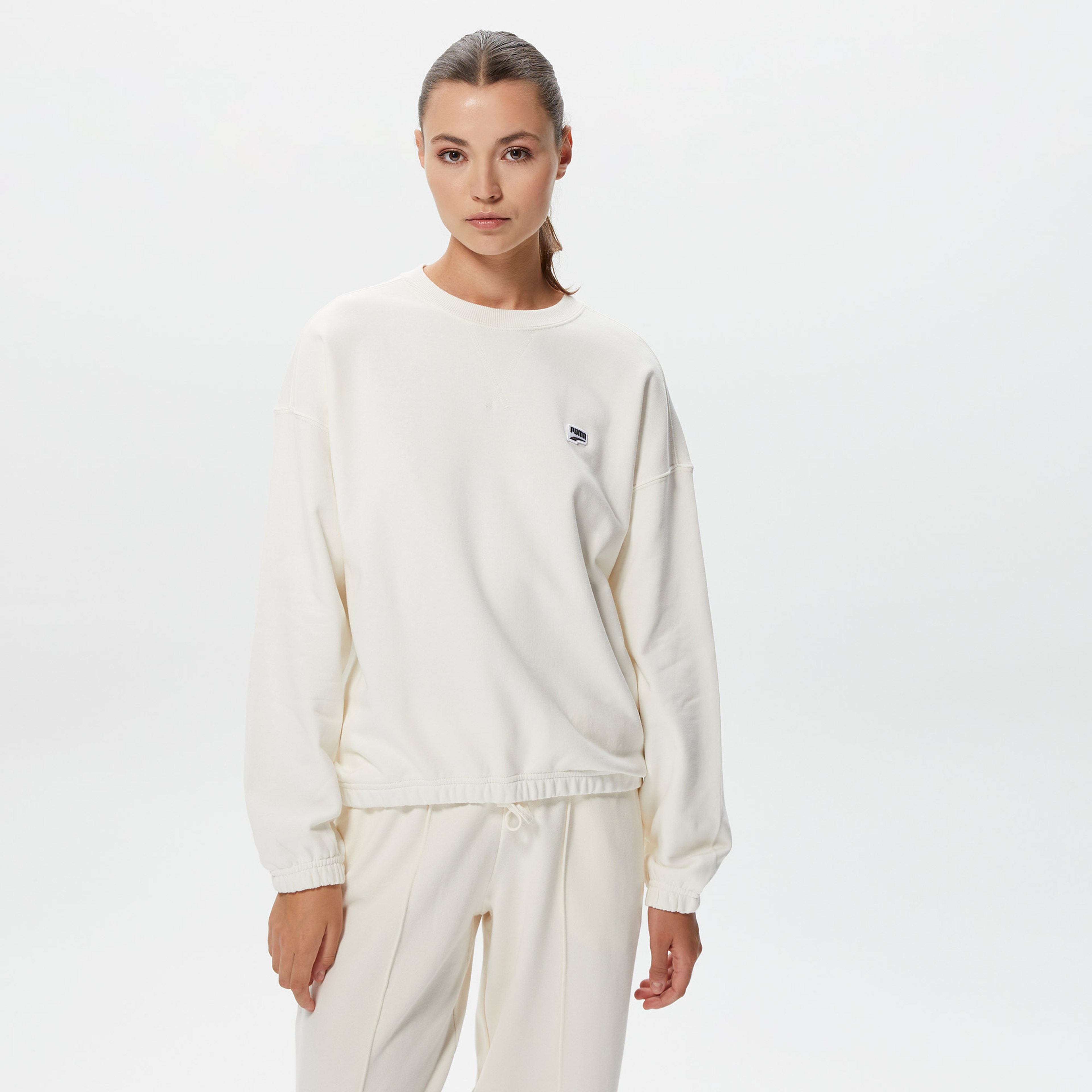 Puma Downtown Kadın Siyah Sweatshirt