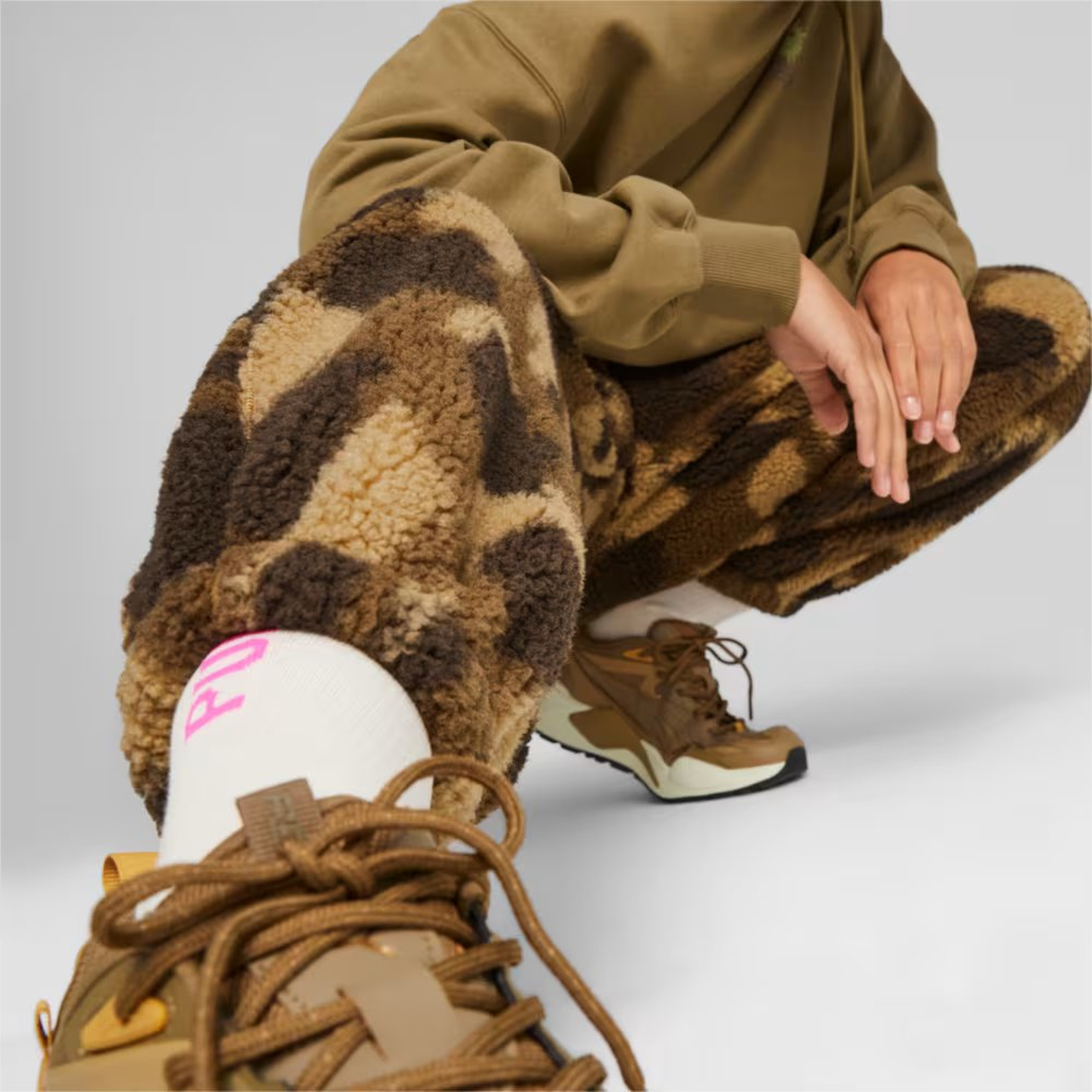 Puma Downtown Erkek Kahverengi Eşofman Altı