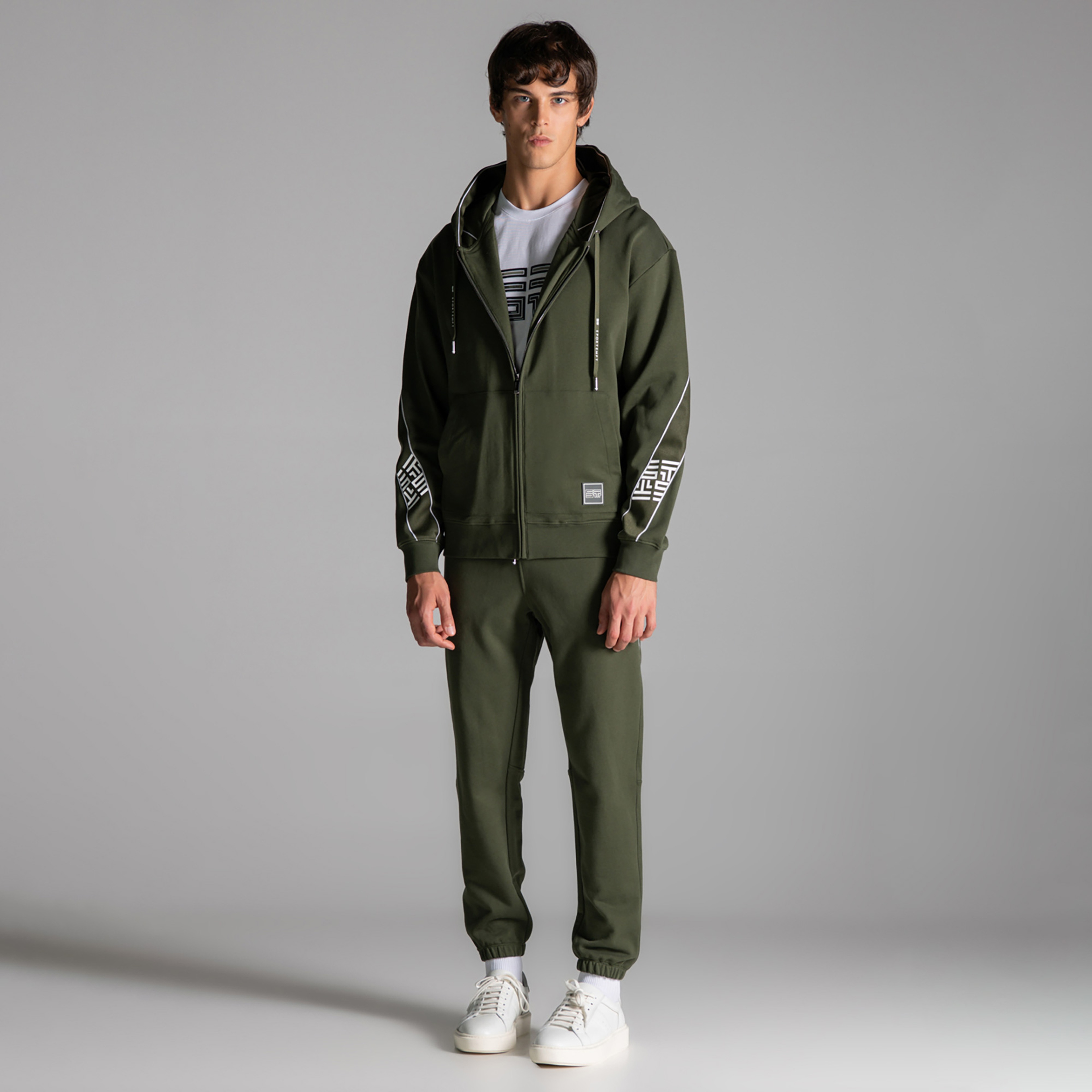 Sportempt Lifestyle Erkek Haki Sweatshirt