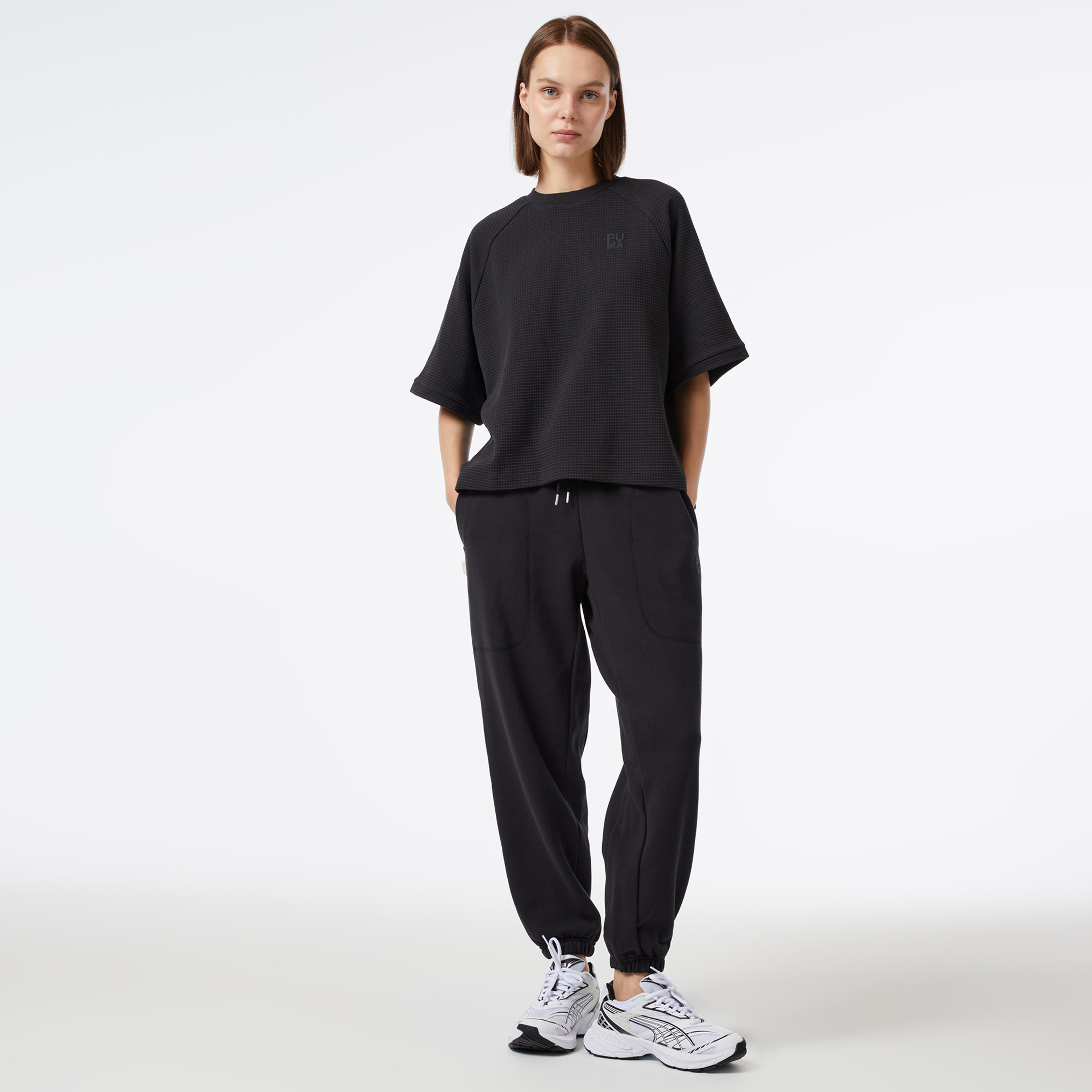 Puma infuse Relaxed Kadın Siyah T-Shirt