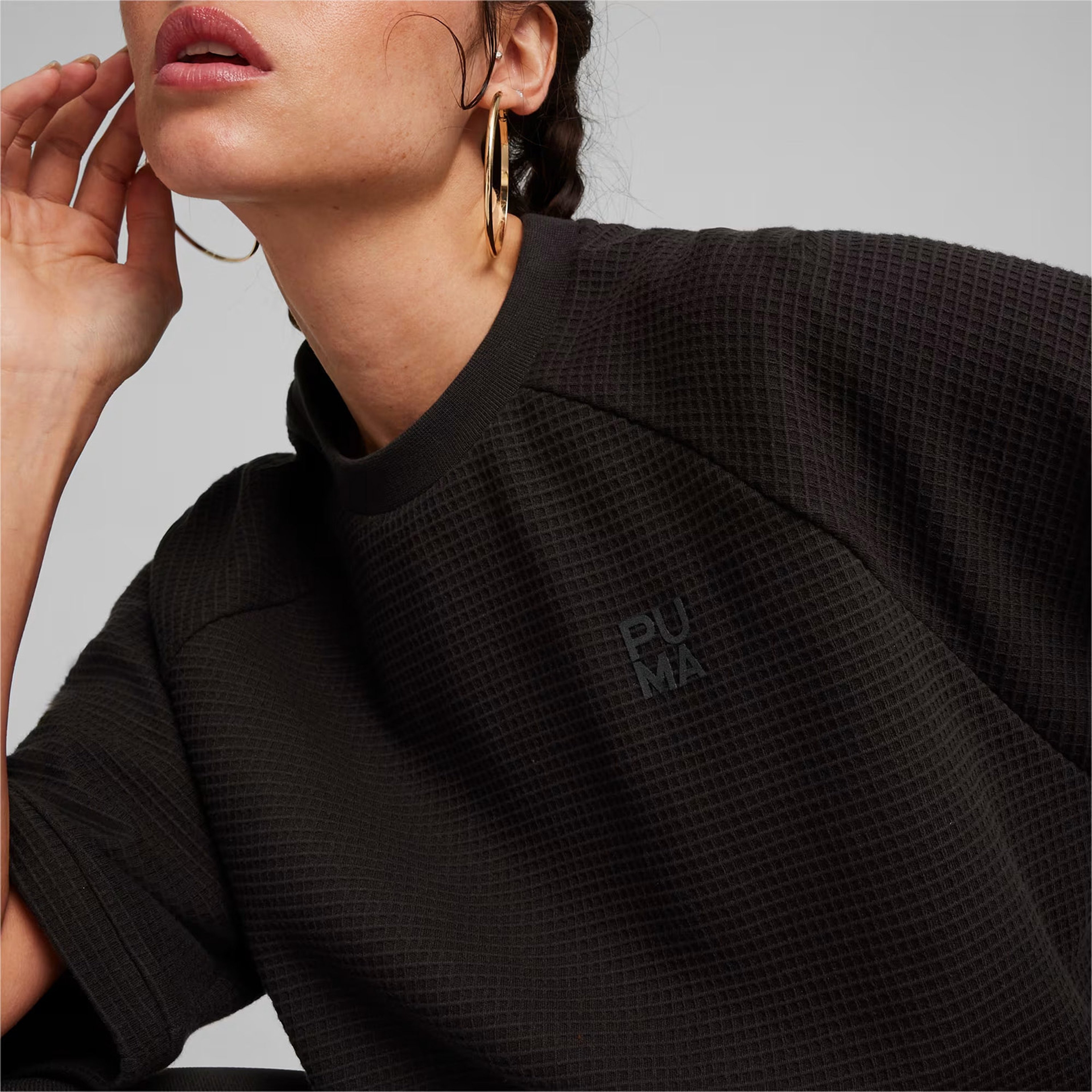 Puma infuse Relaxed Kadın Siyah T-Shirt