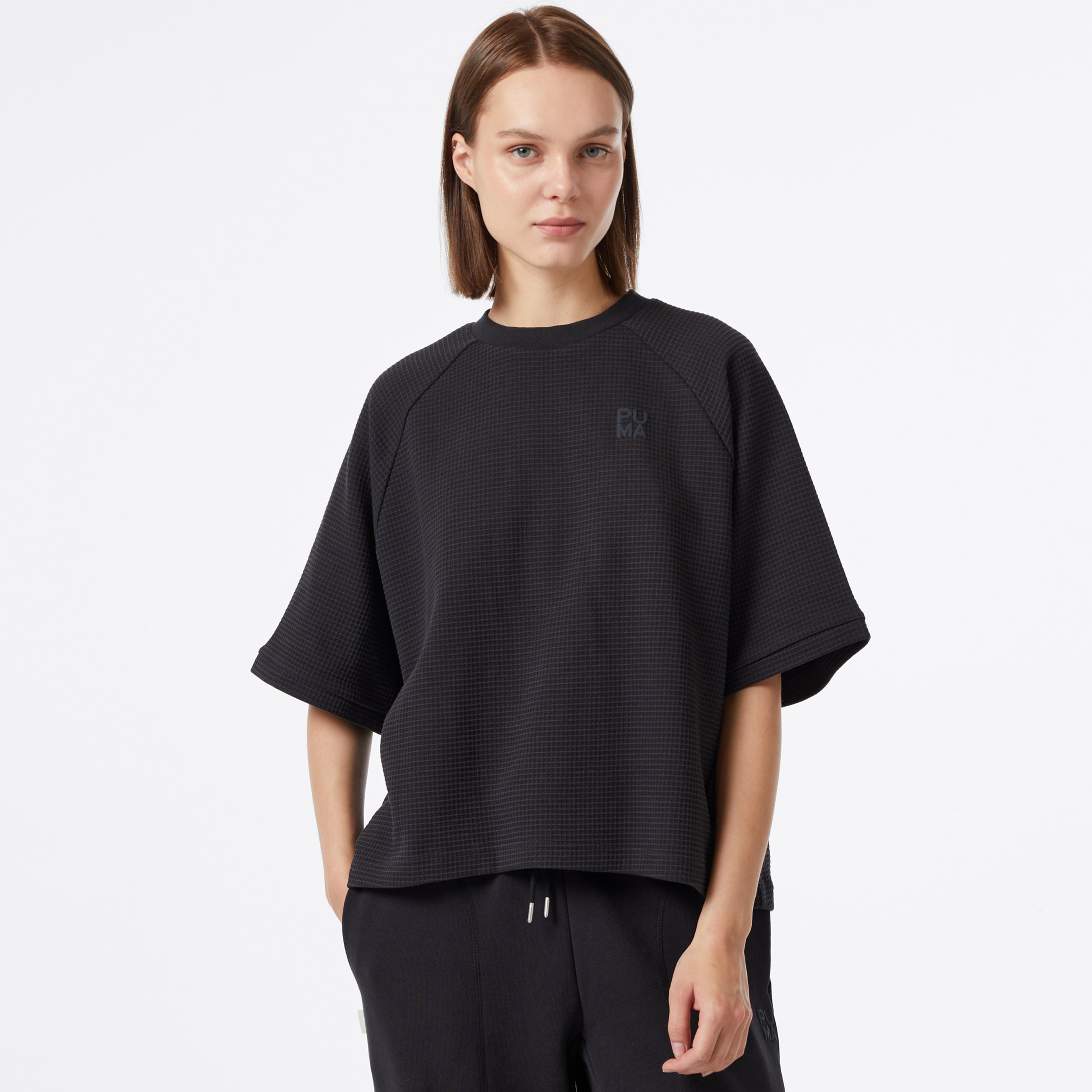 Puma infuse Relaxed Kadın Siyah T-Shirt