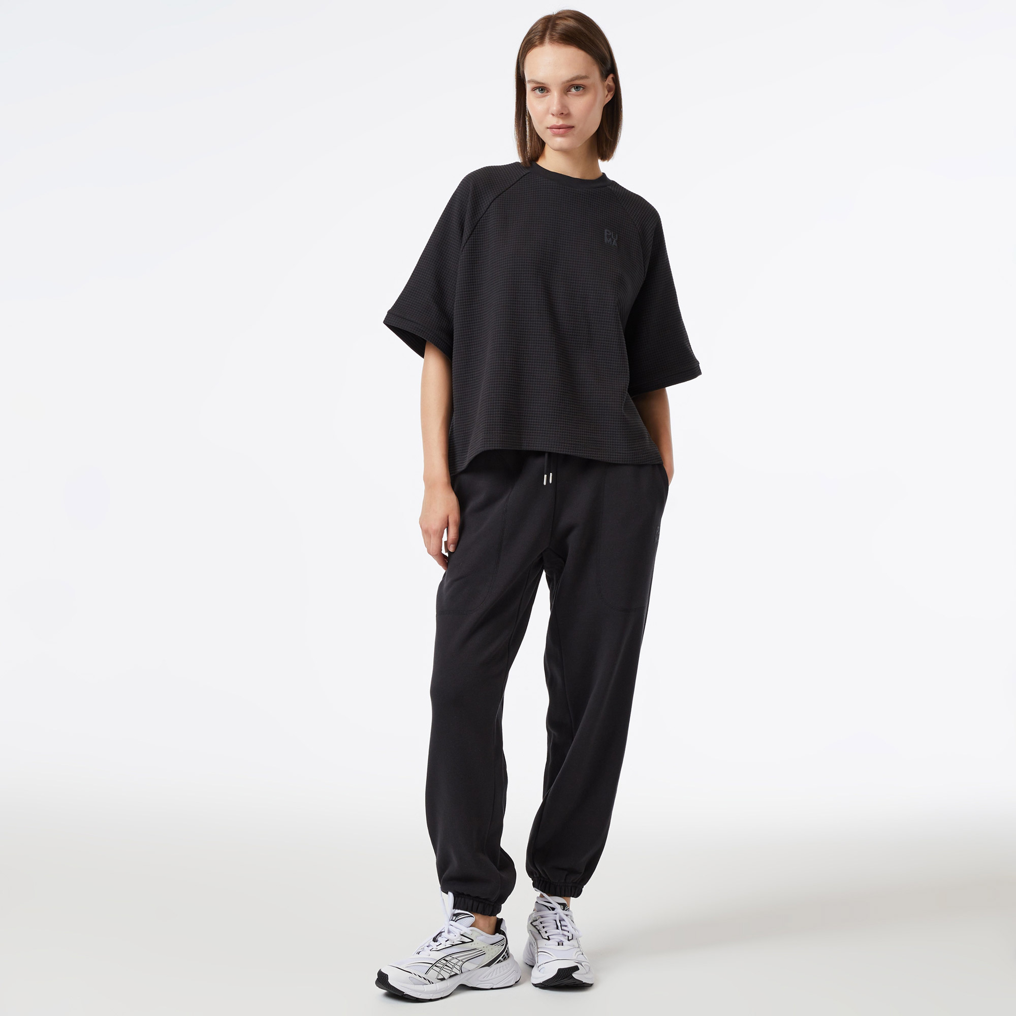 Puma infuse Relaxed Kadın Siyah Eşofman Altı