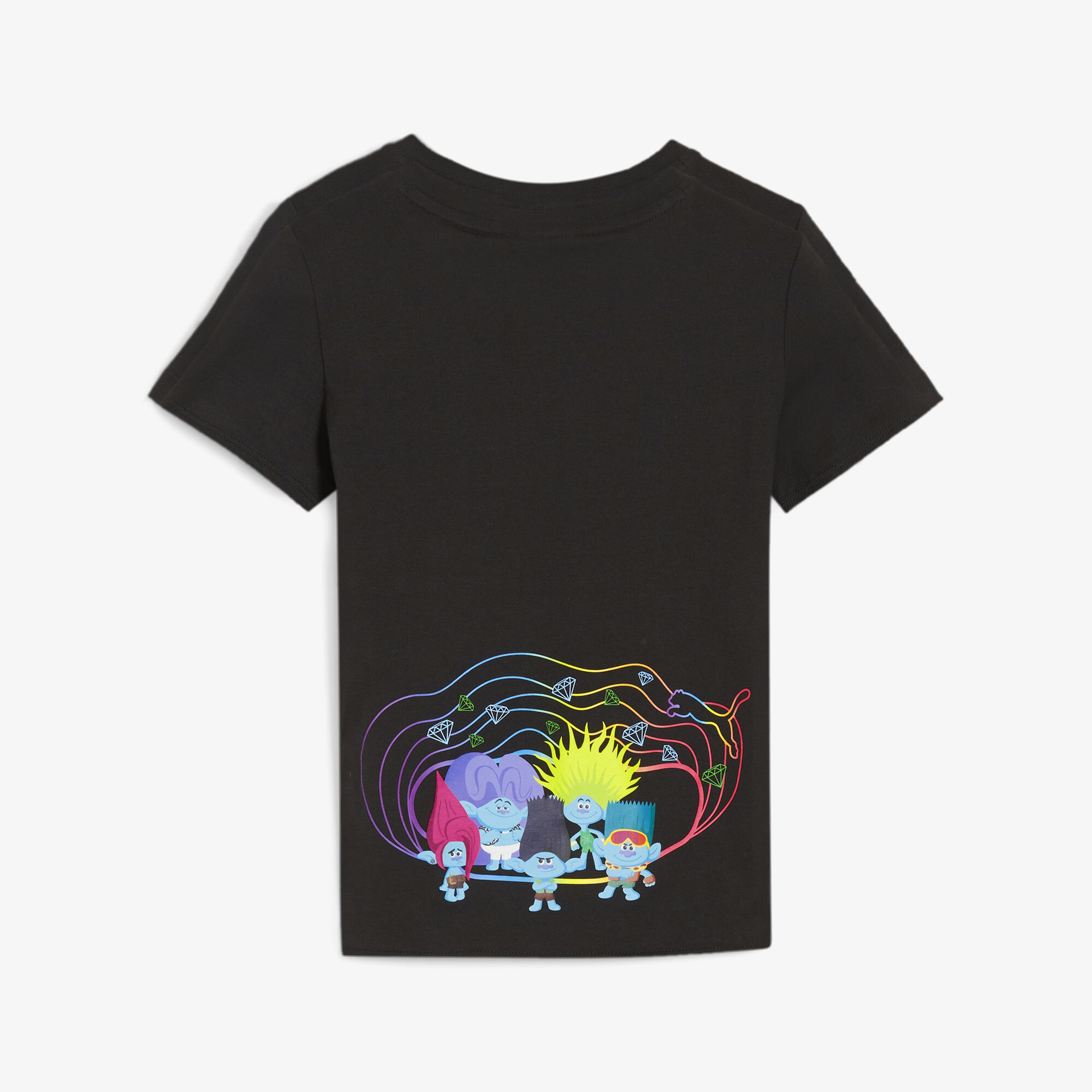 Puma X Trolls Çocuk Siyah T-Shirt