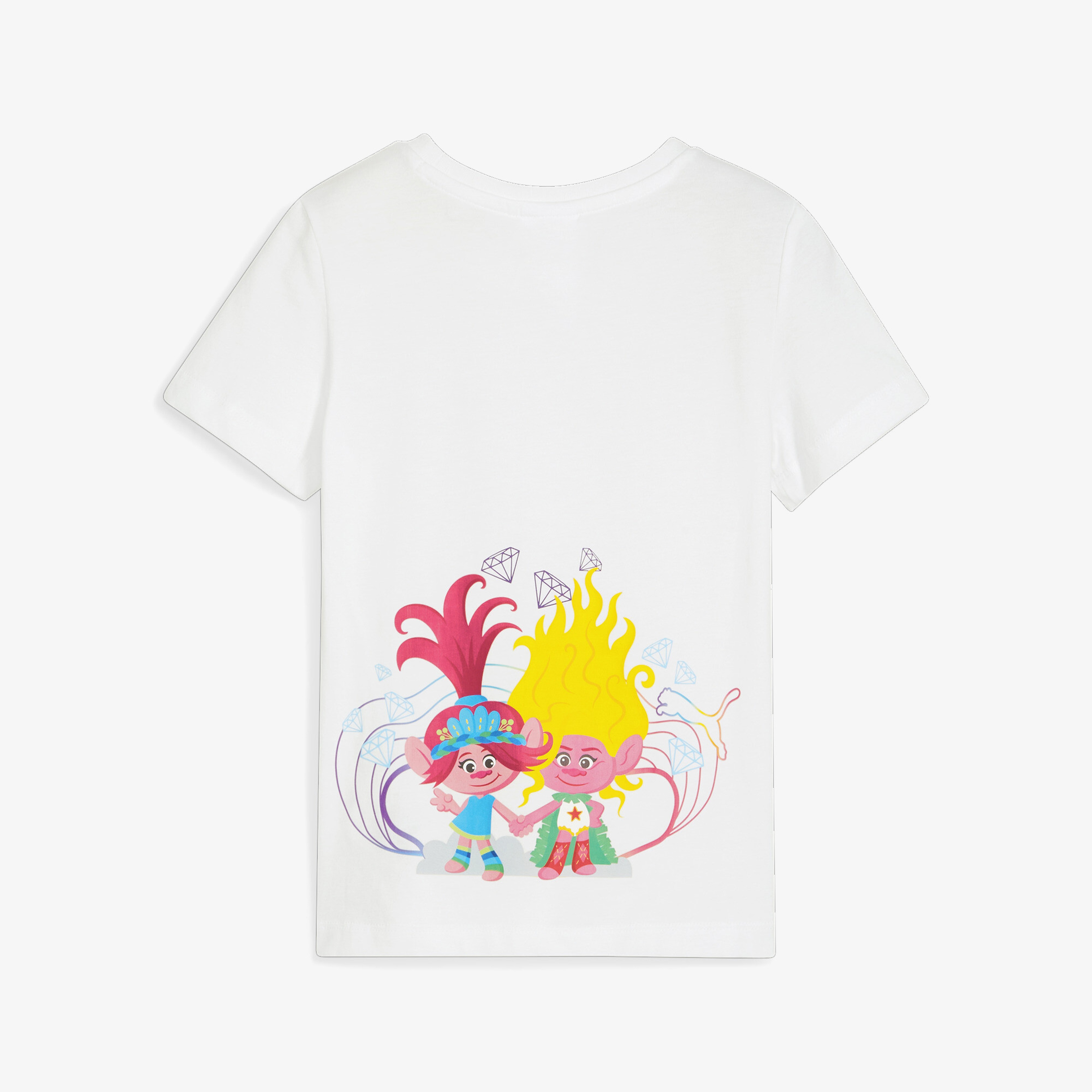 Puma X Trolls Çocuk Beyaz T-Shirt