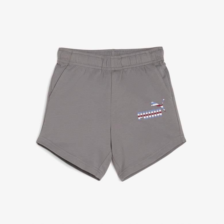 Puma Ess+ Summer Camp Çocuk Gri Şort