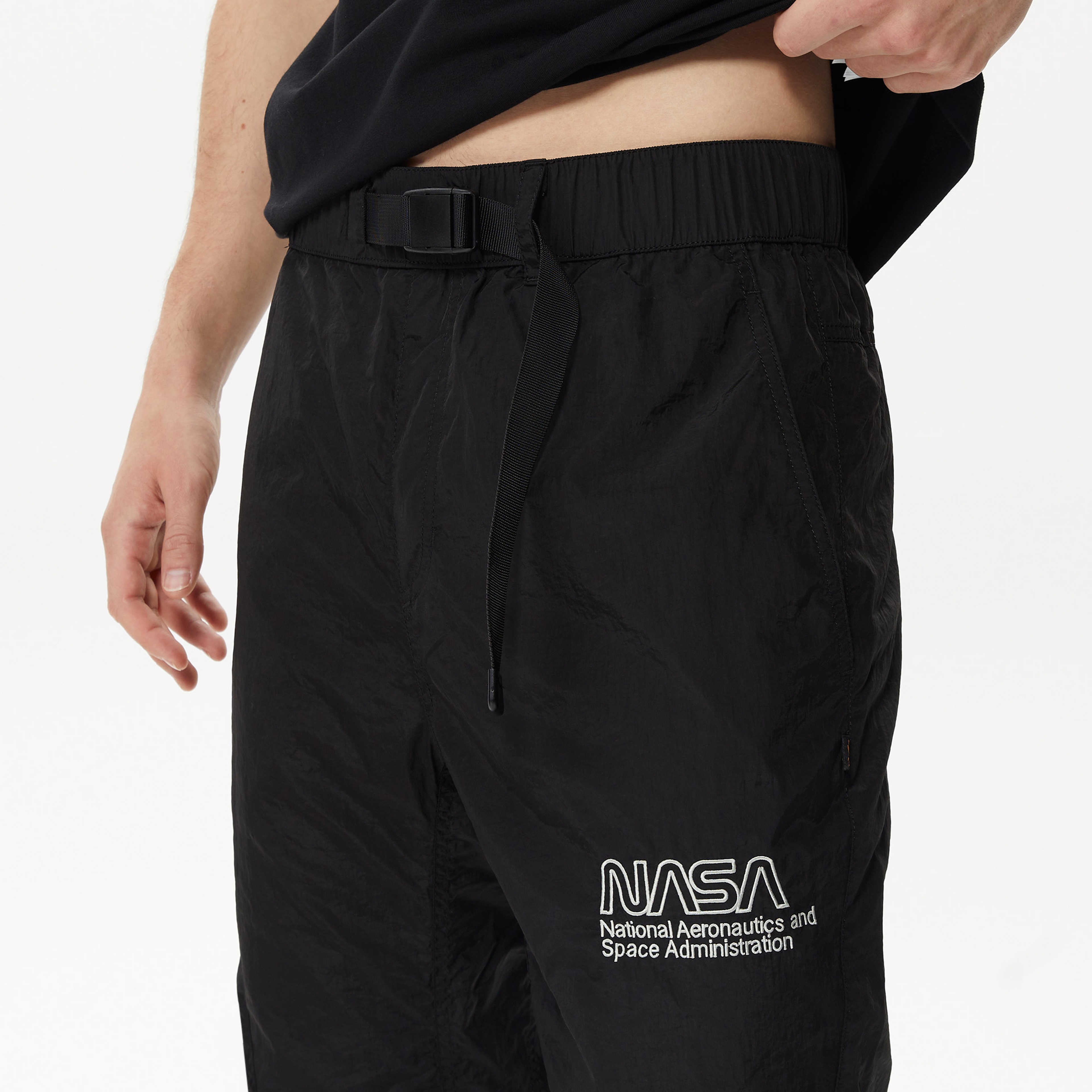 Alpha Industries Nasa Erkek Siyah Pantolon