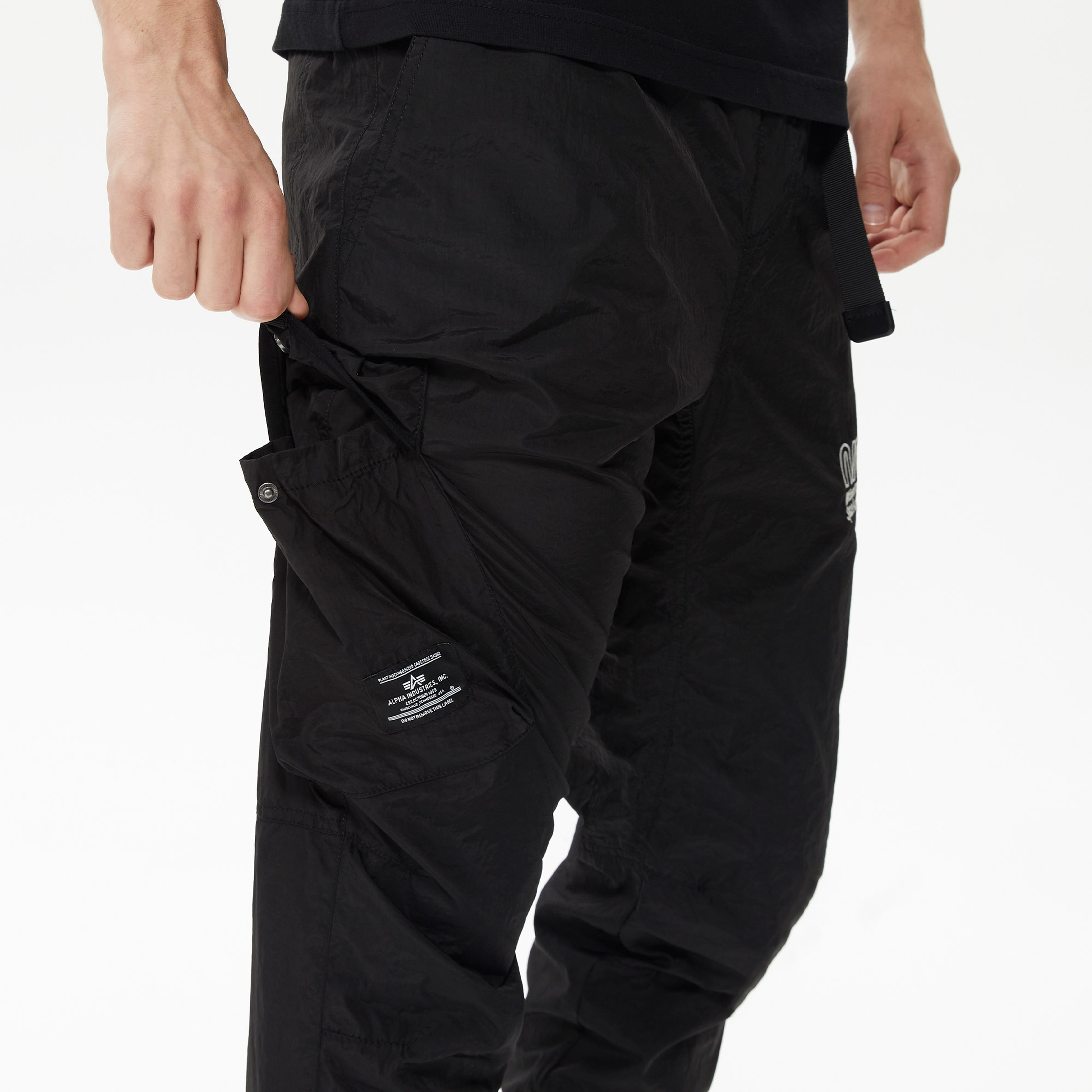 Alpha Industries Nasa Erkek Siyah Pantolon