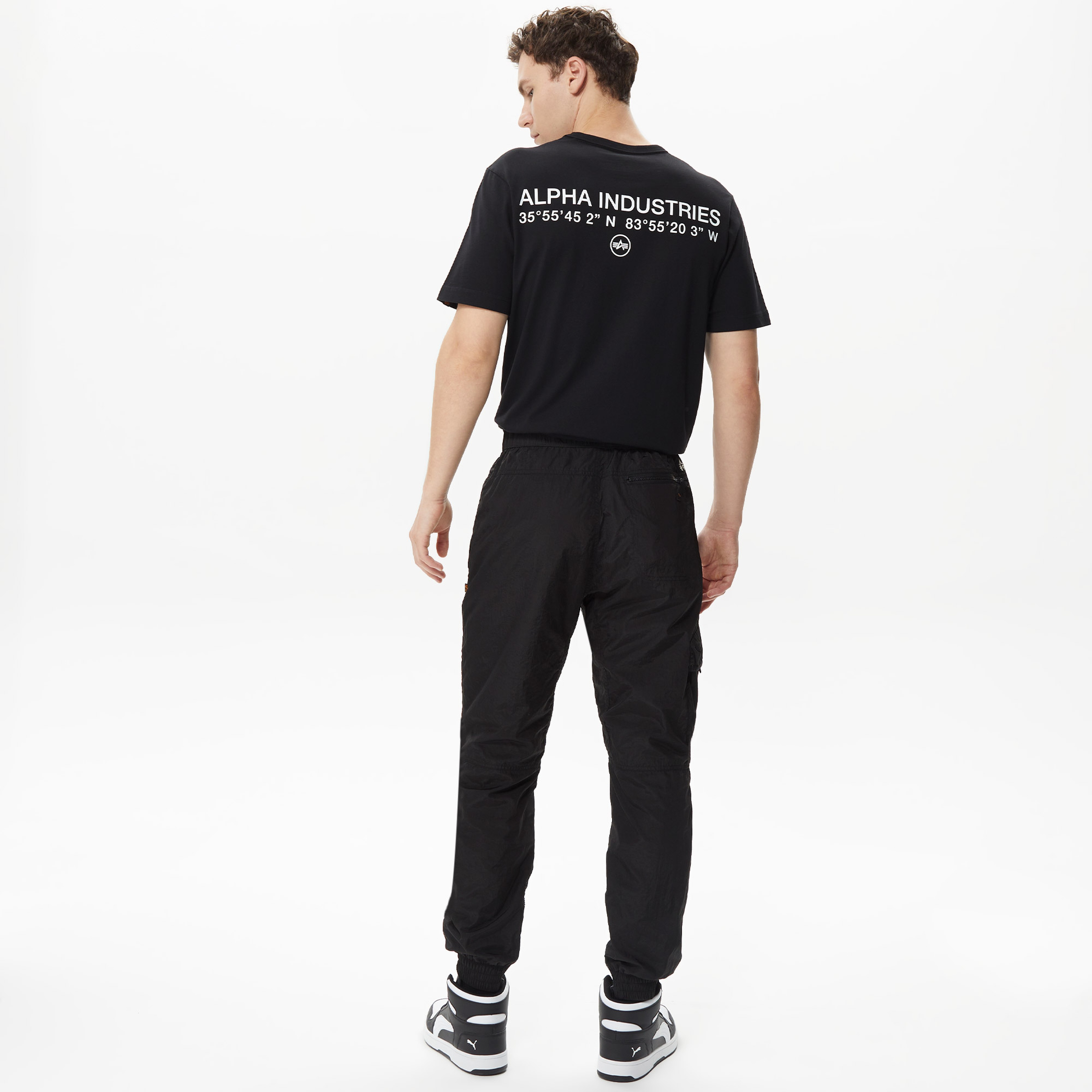 Alpha Industries Nasa Erkek Siyah Pantolon