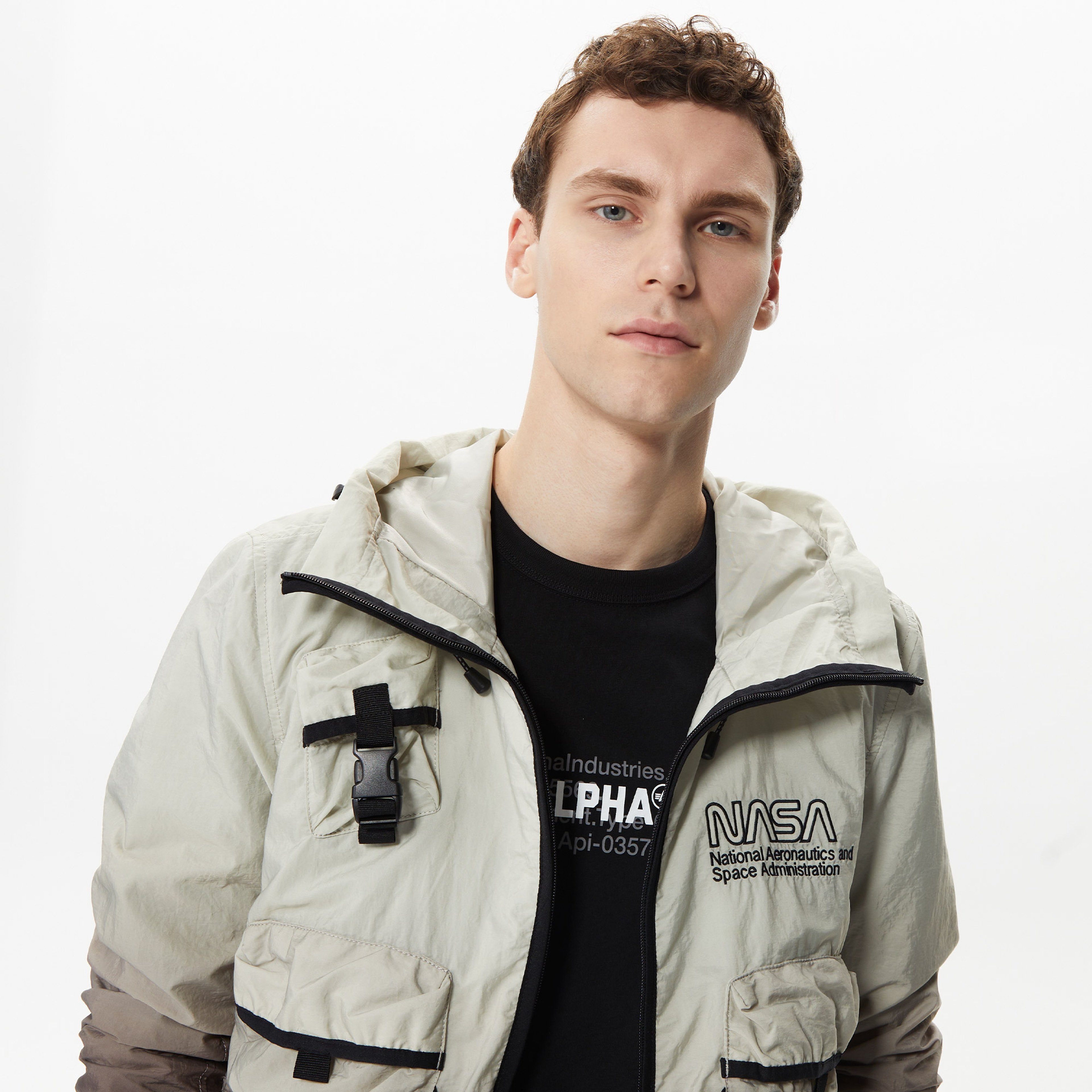 Alpha Industries Nasa Erkek Gri Ceket