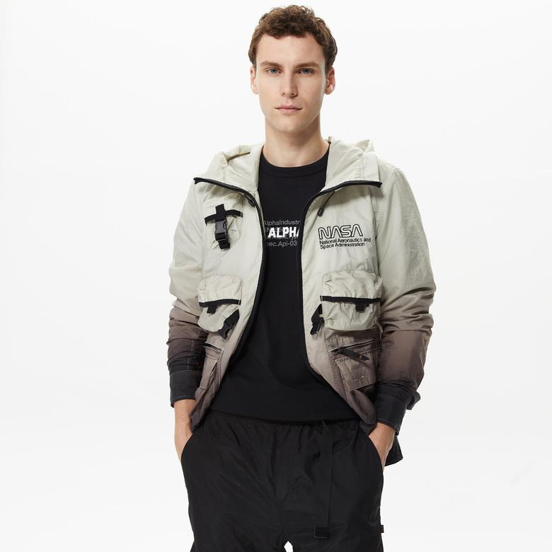 Alpha Industries Nasa Erkek Gri Ceket