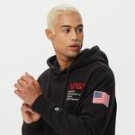 Alpha Industries Nasa Erkek Siyah Hoodie