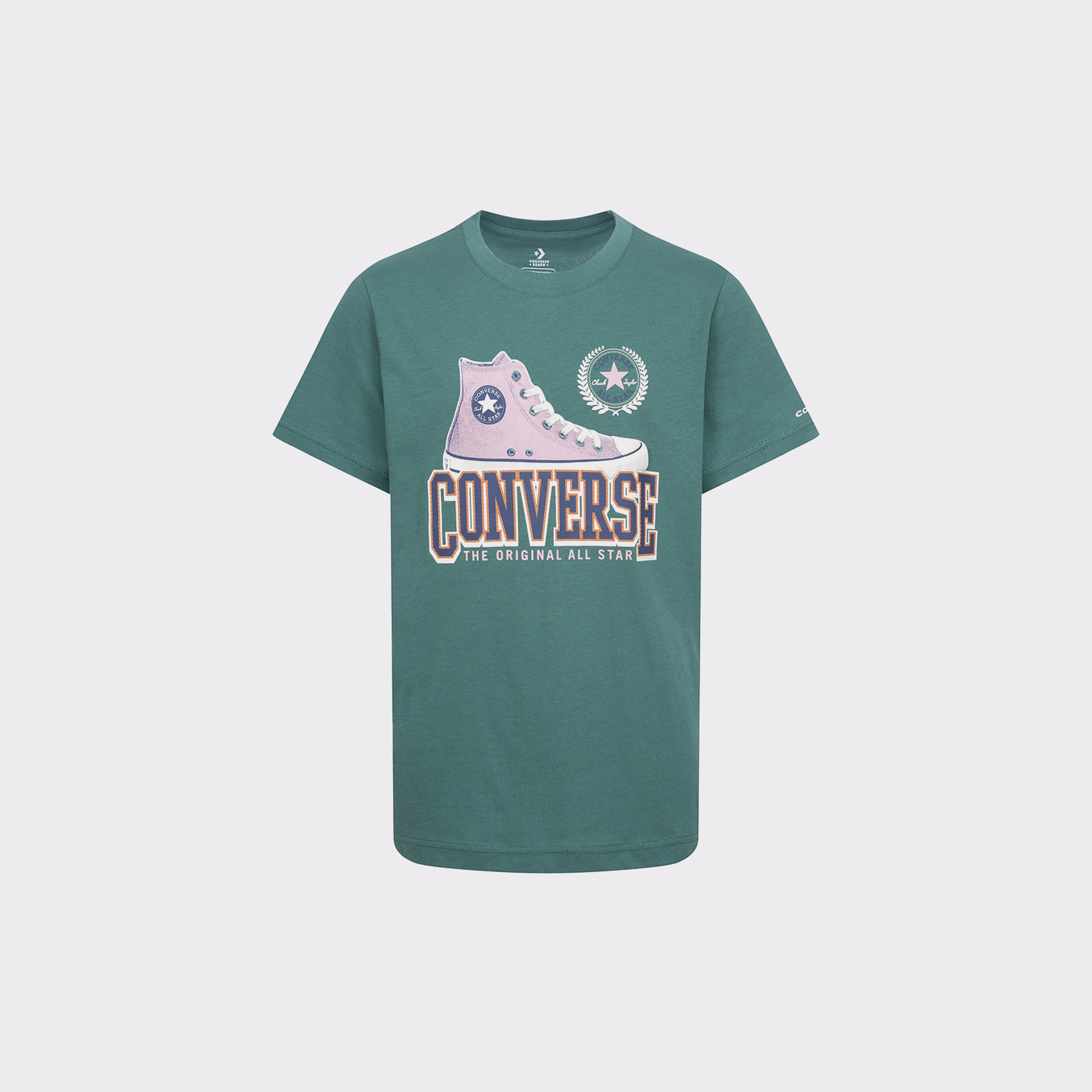 Converse Script Sneaker Organic Jersey Çocuk Yeşil T-Shirt