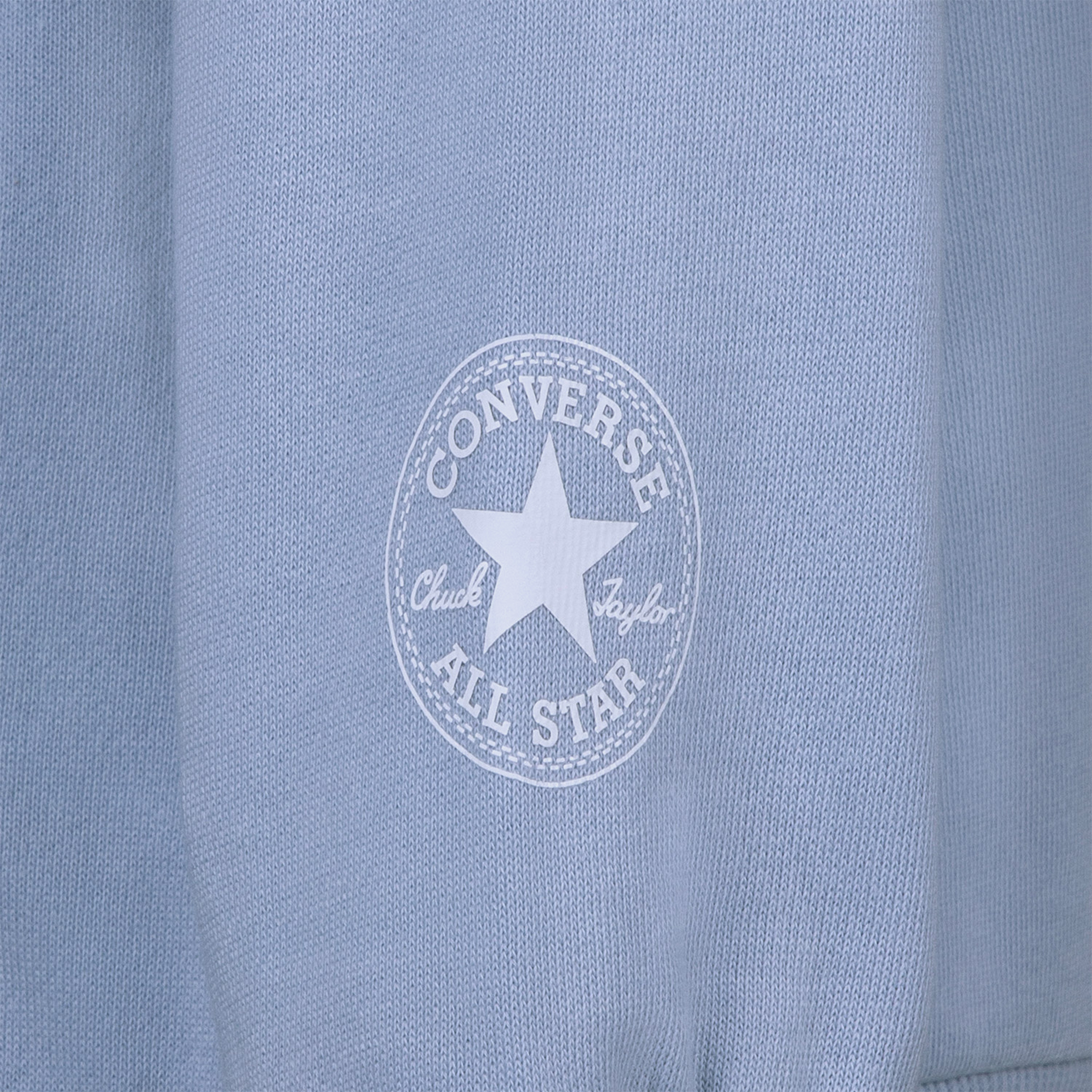 Converse Oversized Chuck Patch Çocuk Mavi Hoodie