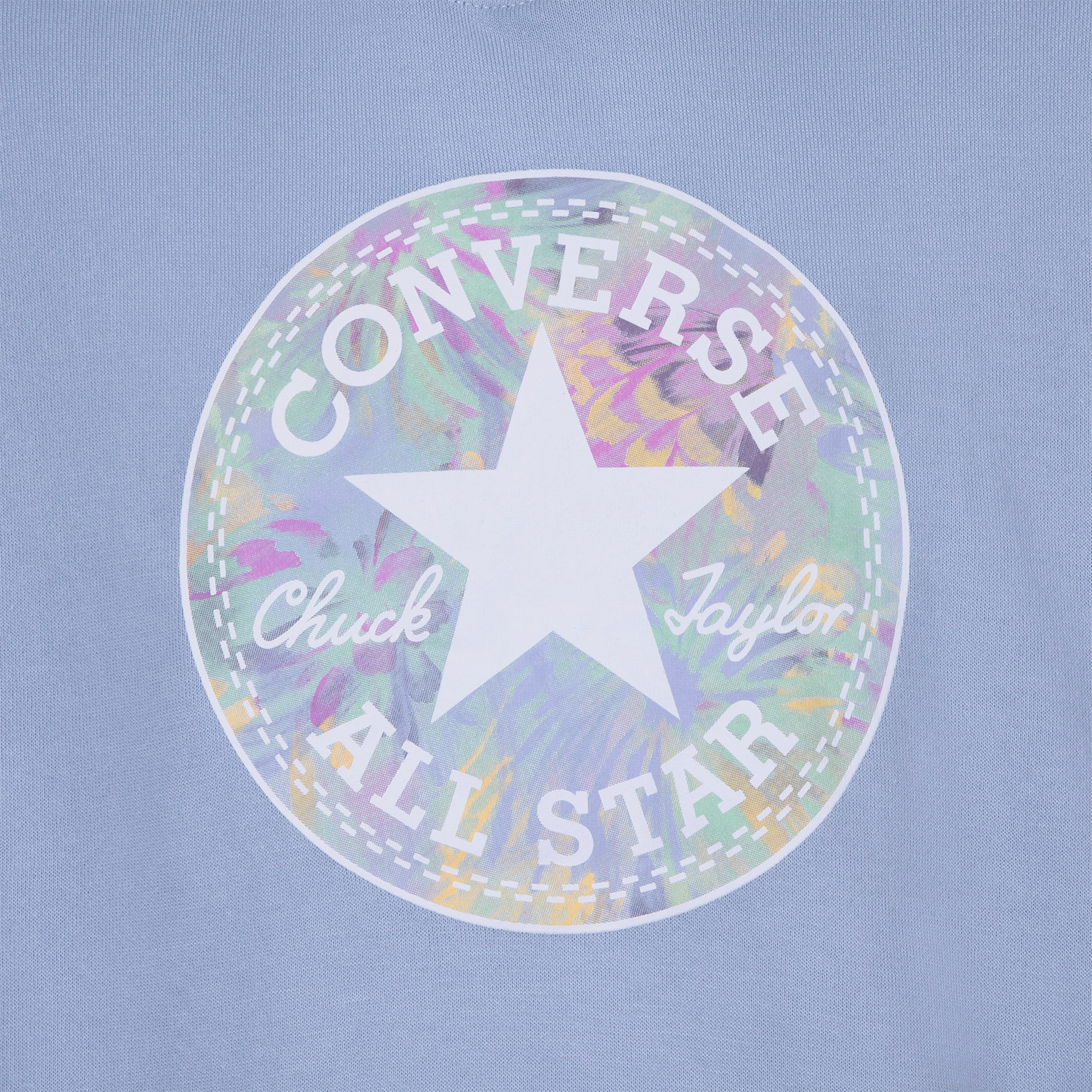 Converse Oversized Chuck Patch Çocuk Mavi Hoodie
