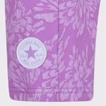Converse Floral Jacquard Çocuk Mor Şort