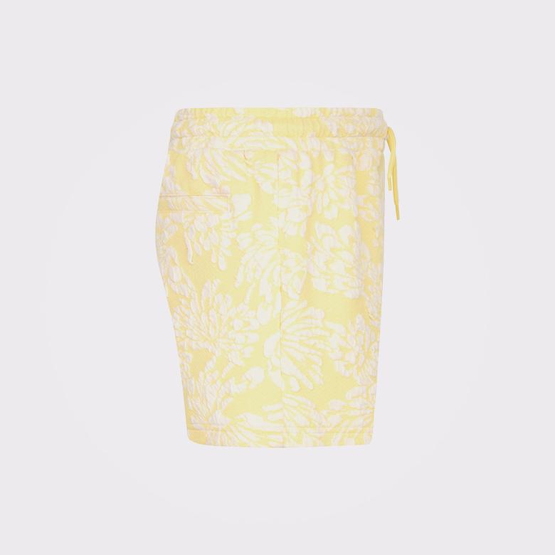 Converse Floral Jacquard Çocuk Sarı Şort