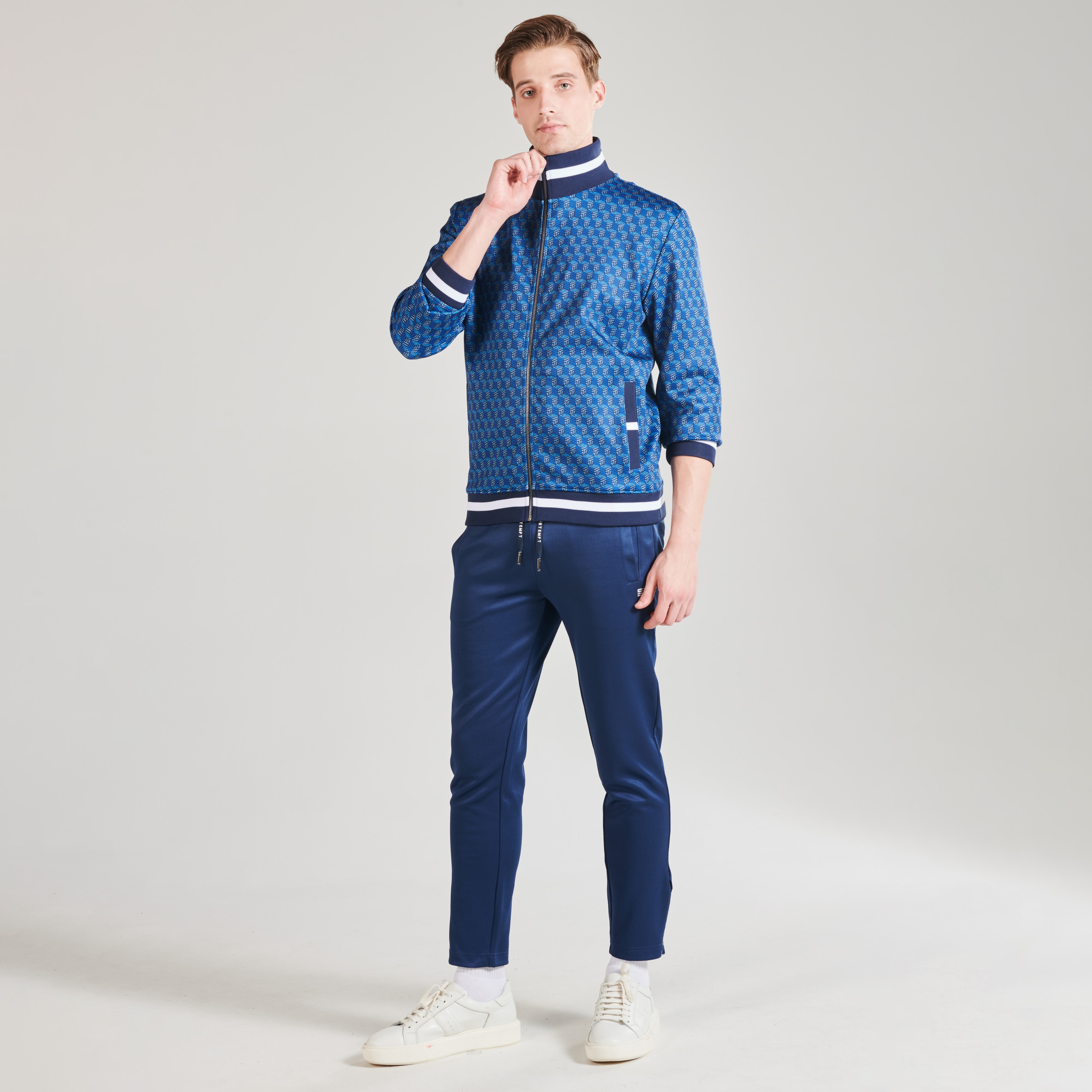 Sportempt St194 Erkek Mavi Sweatshirt