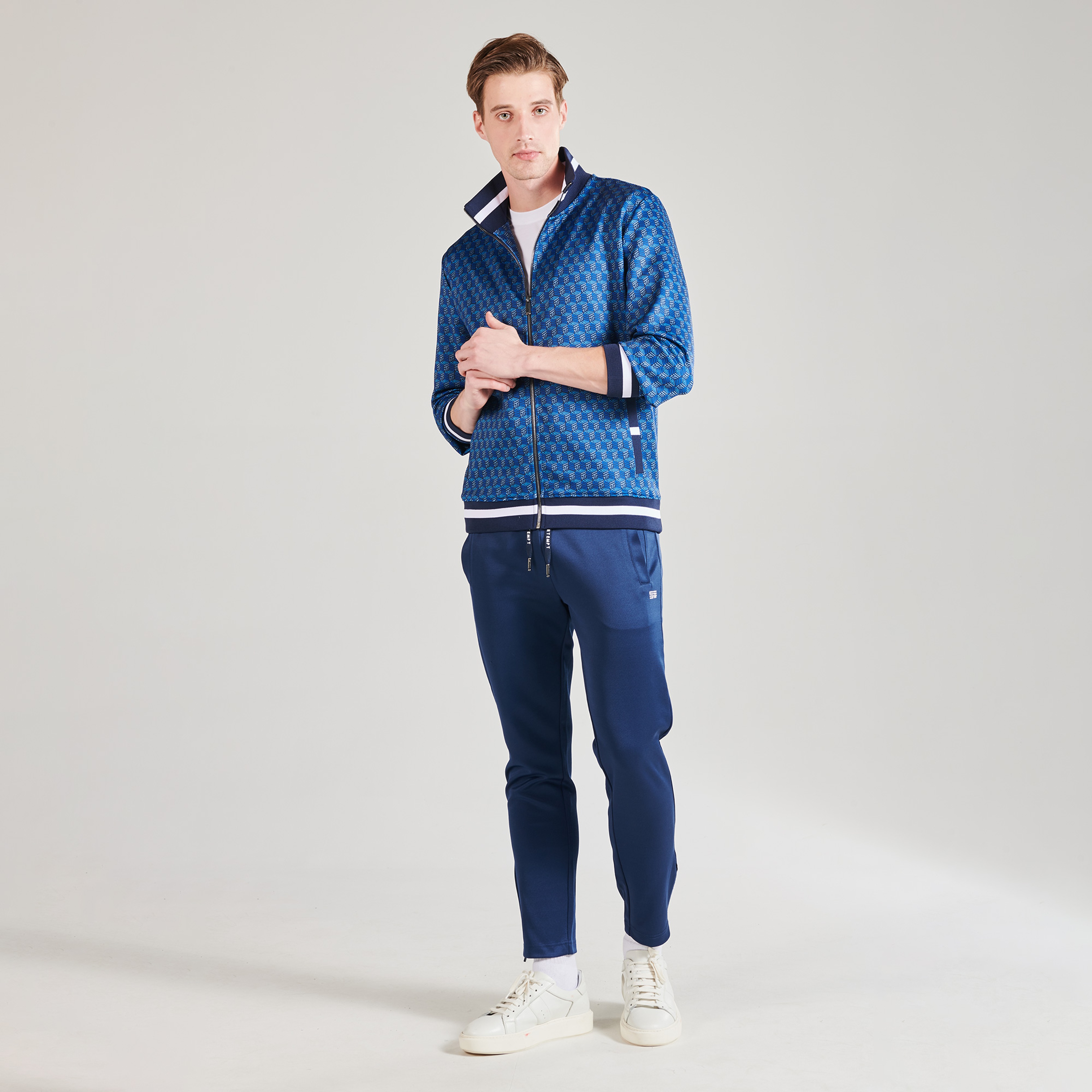 Sportempt St194 Erkek Mavi Sweatshirt