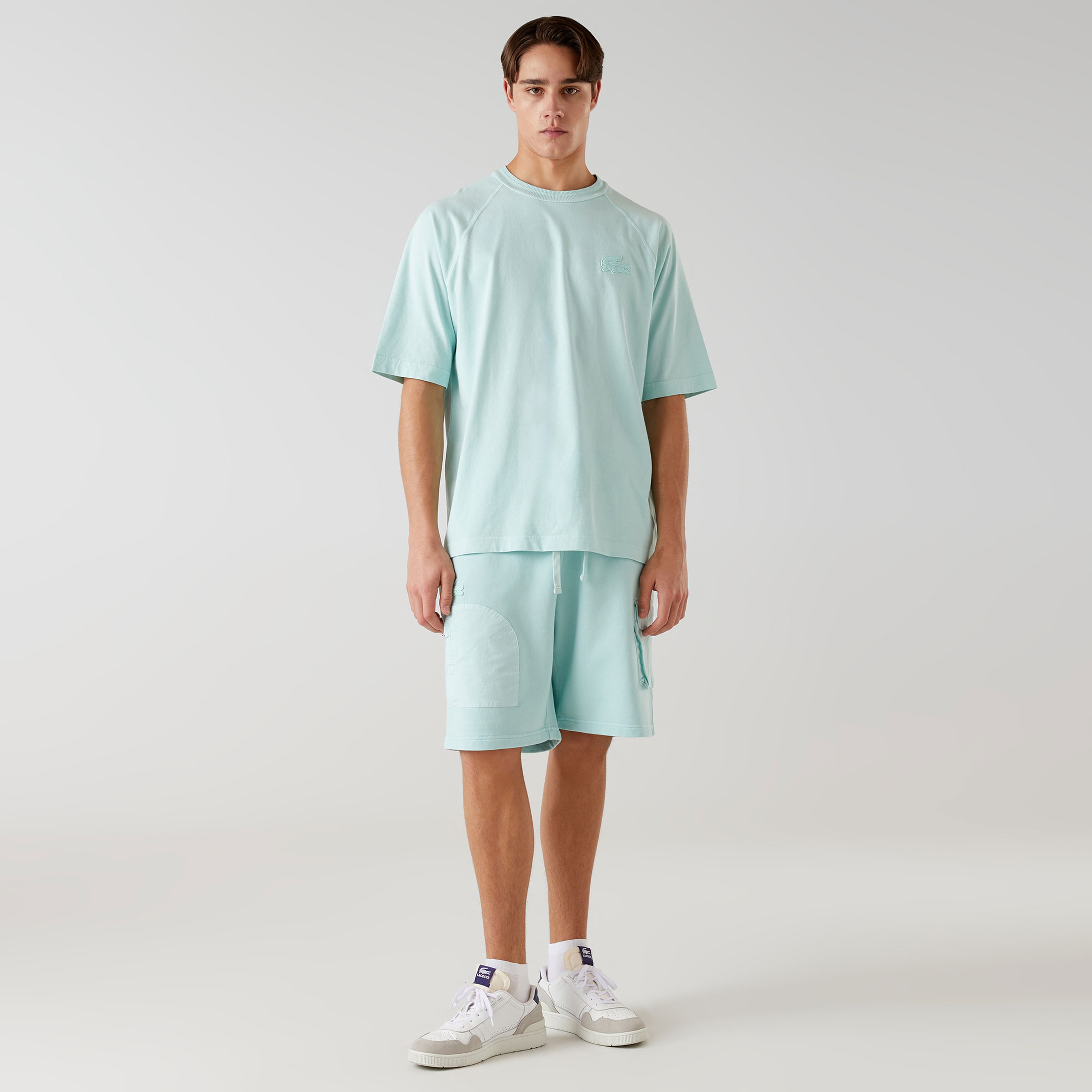 Lacoste x House of SuperStep Erkek Yeşil T-Shirt