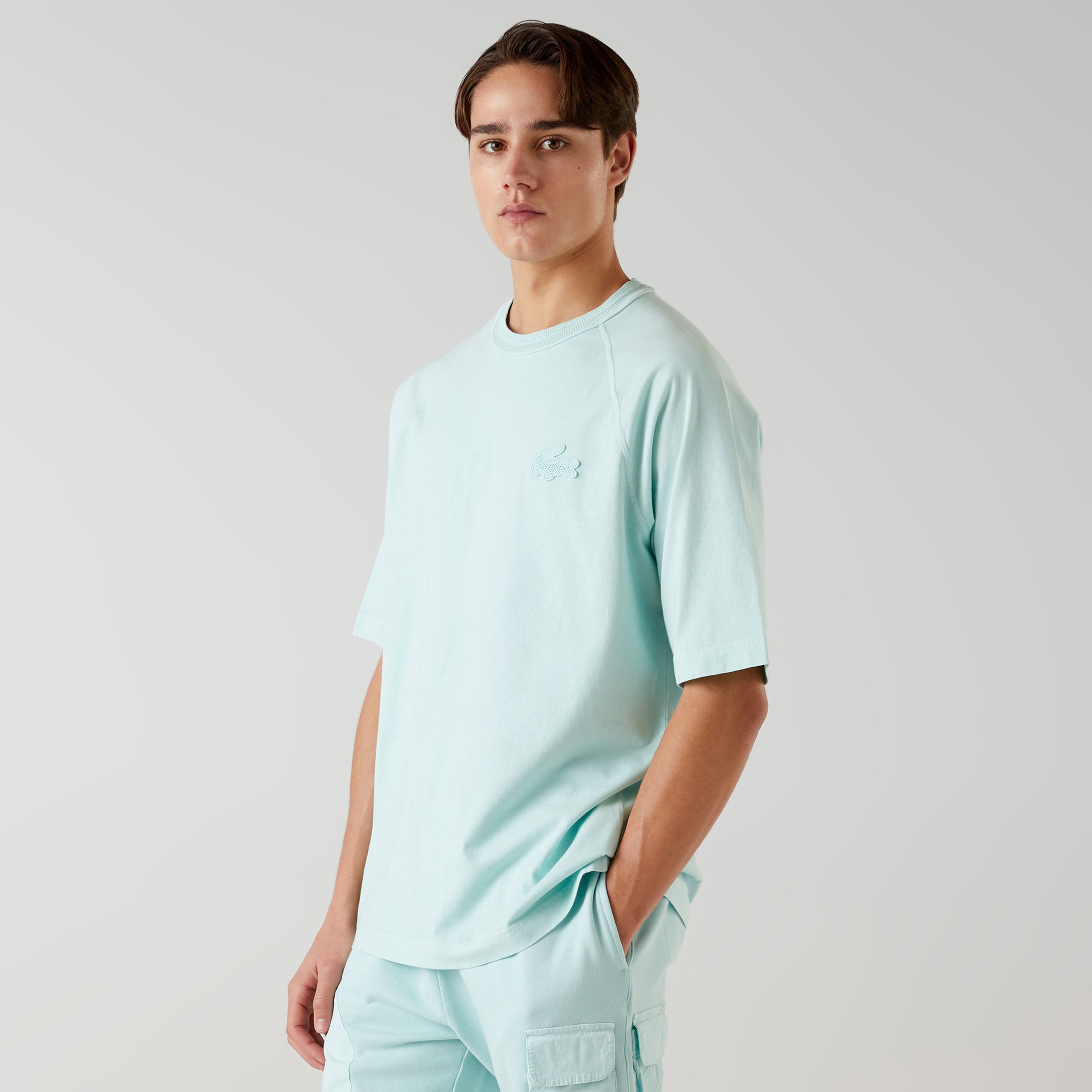 Lacoste x House of SuperStep Erkek Yeşil T-Shirt