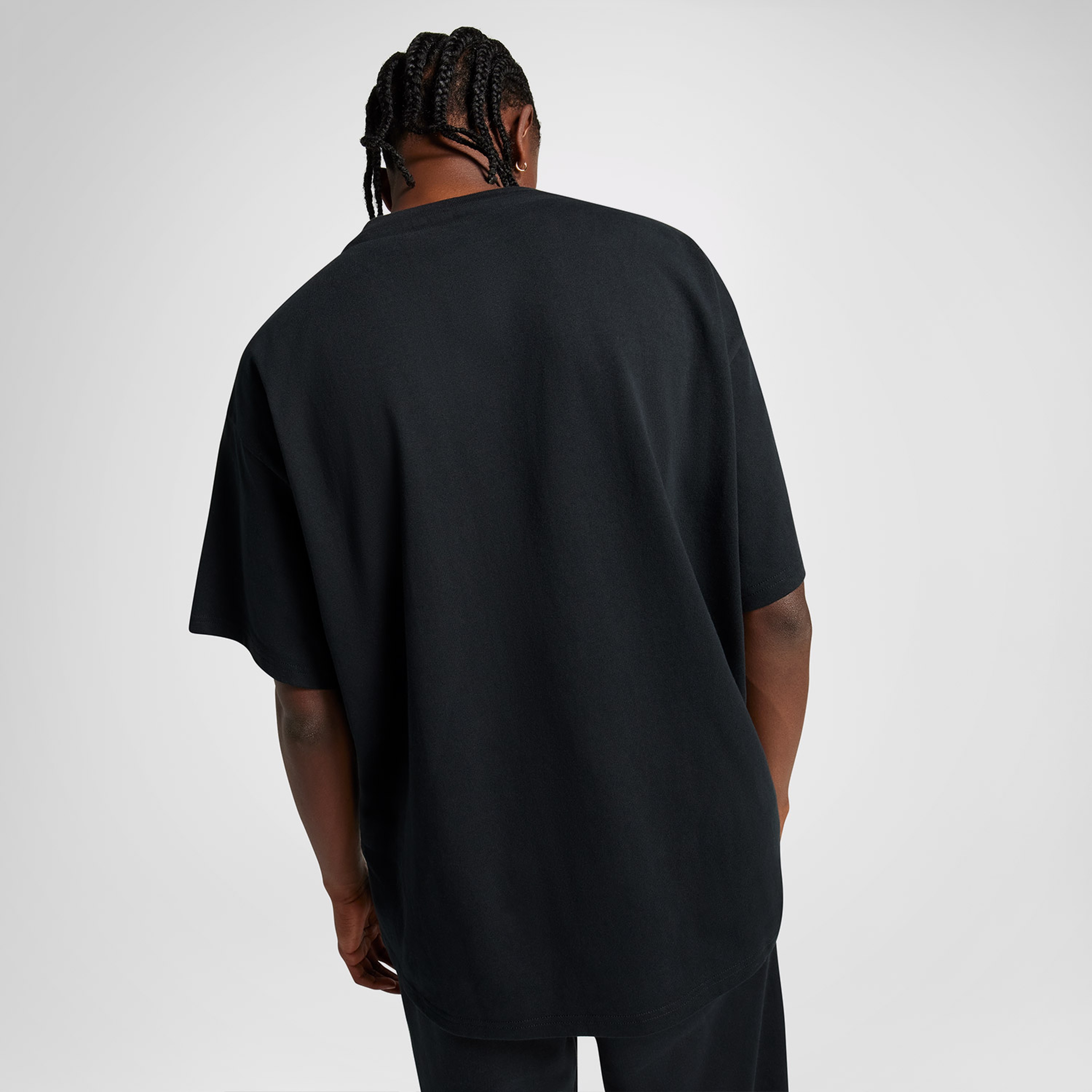 Converse Gold Loose Fit Unisex Siyah T-Shirt