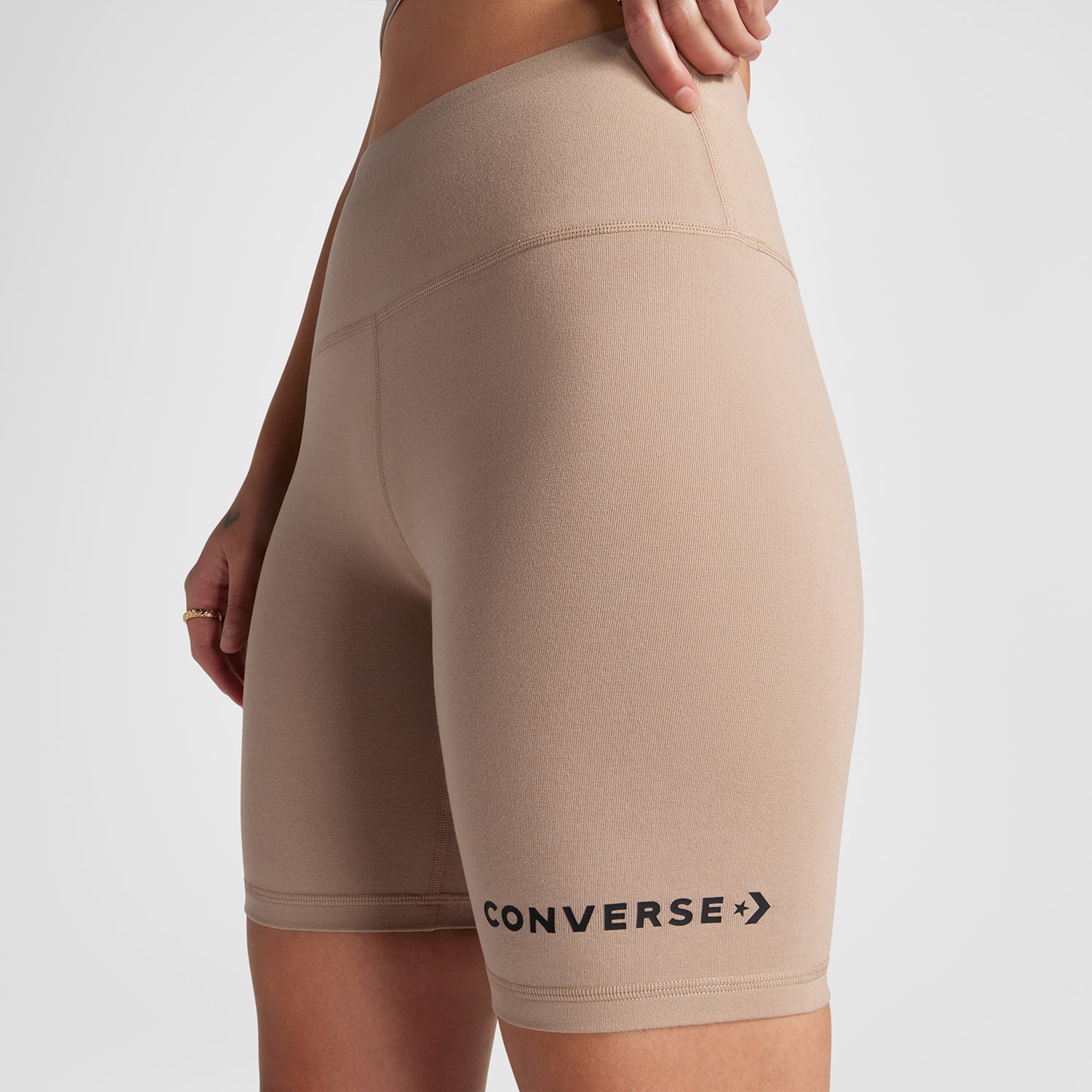 Converse Wordmark Kadın Kahverengi Tayt
