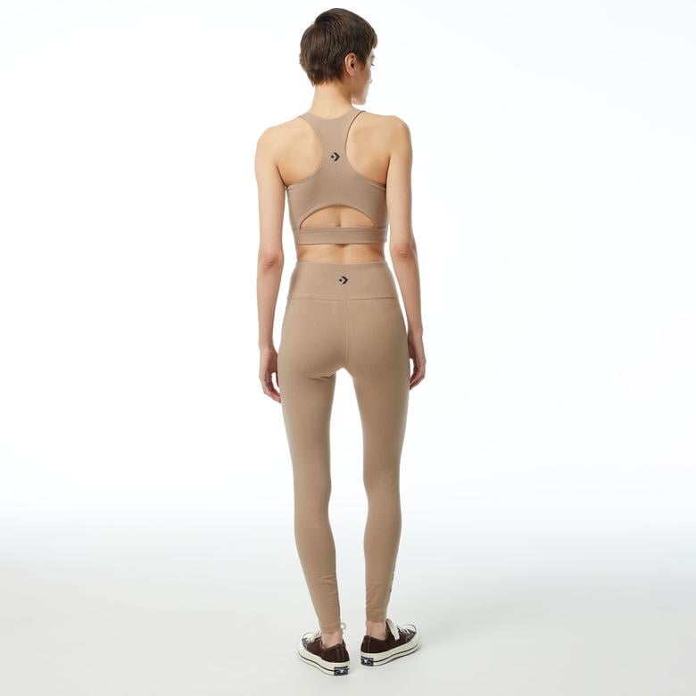 Converse Wordmark Kadın Kahverengi Tayt