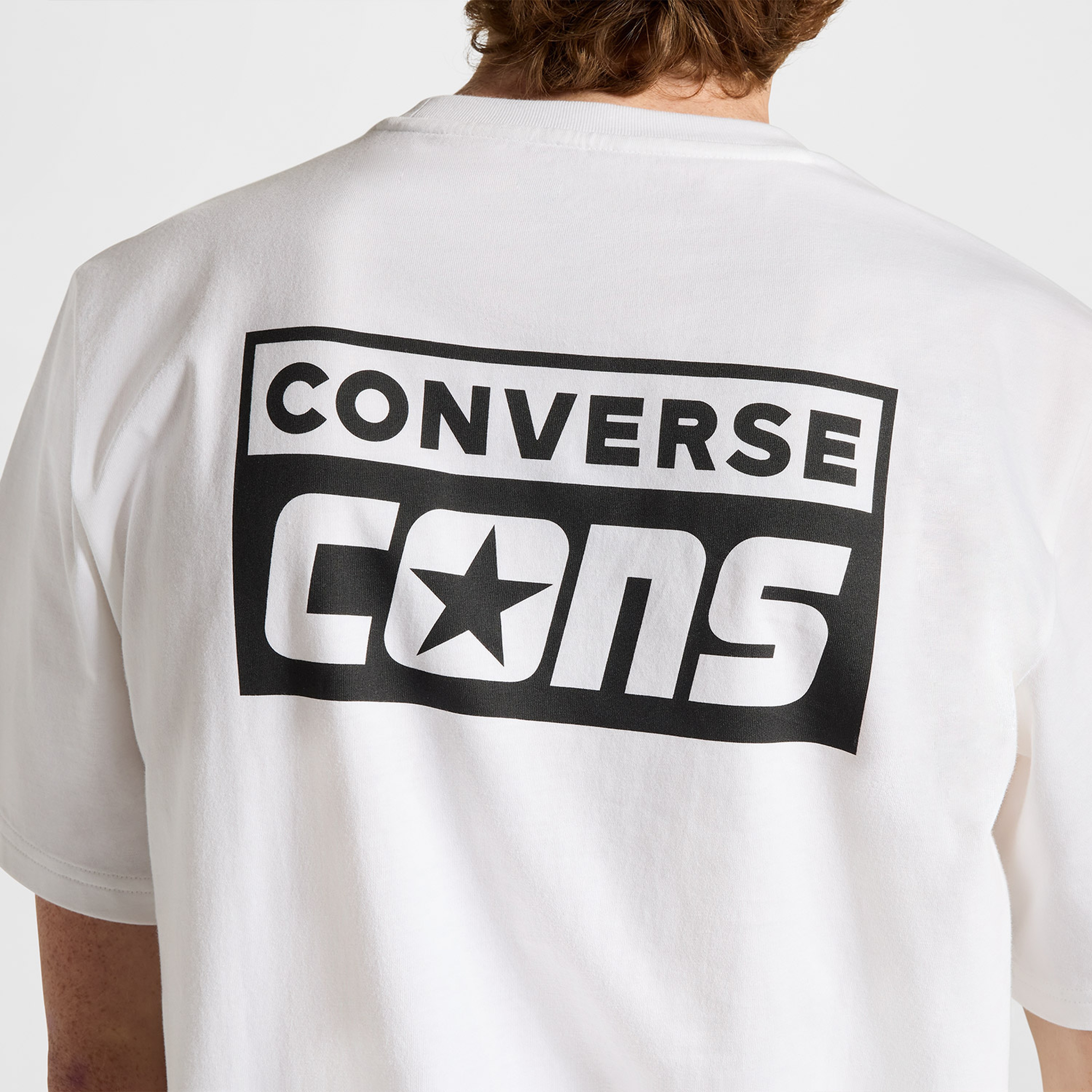 Converse CONS Grafik Erkek Beyaz T-Shirt