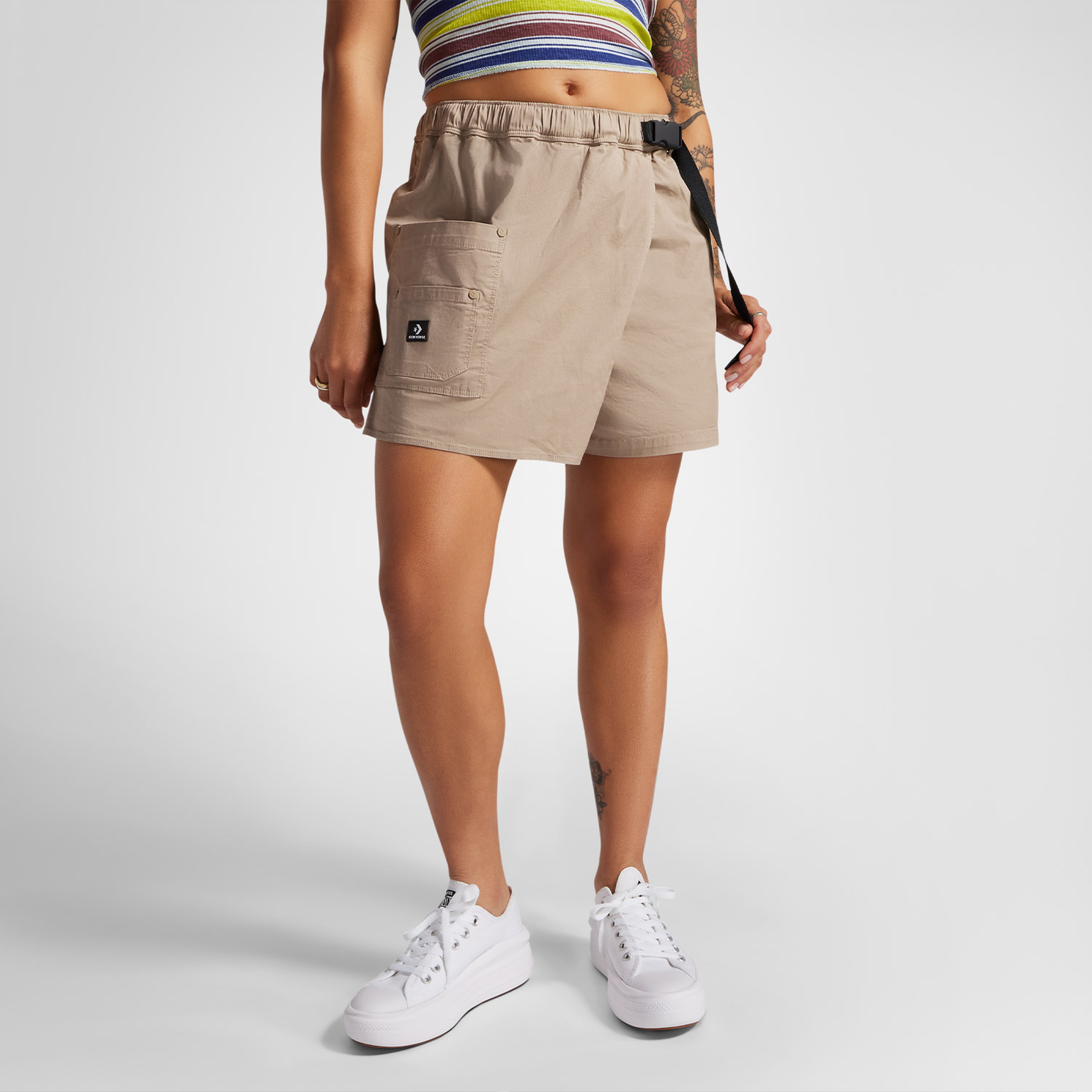 Converse Utility Kadın Gri Etek