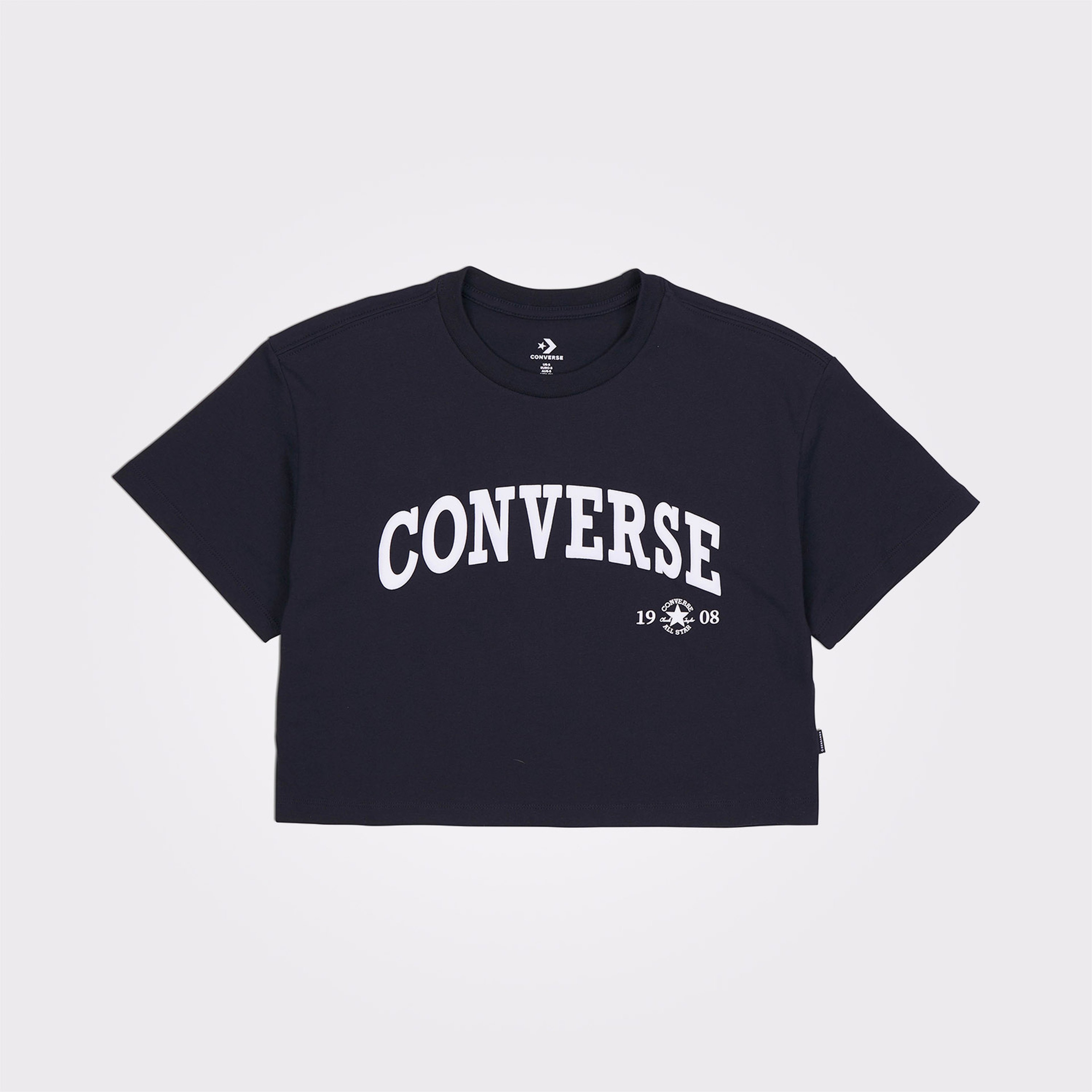 Converse  Collegiate Gold Kadın Siyah T-Shirt