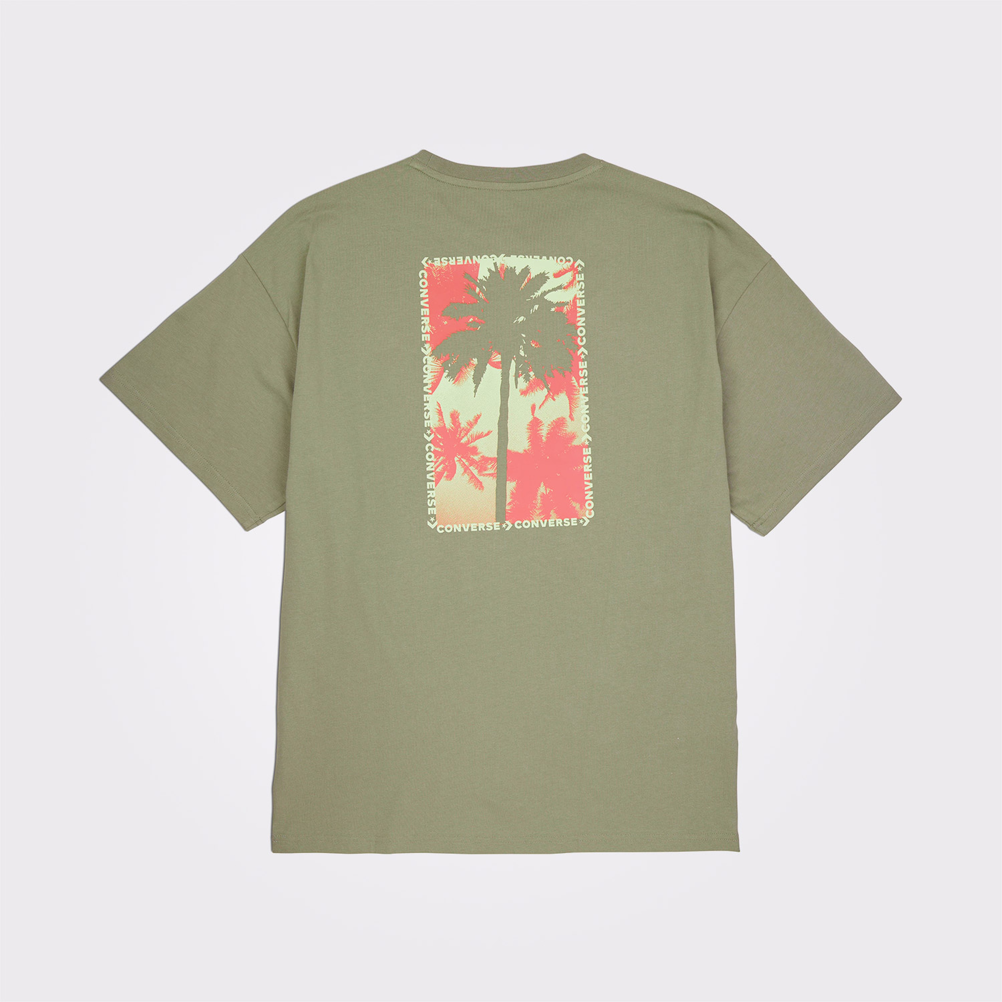 Converse Loose Fit Erkek Haki T-Shirt