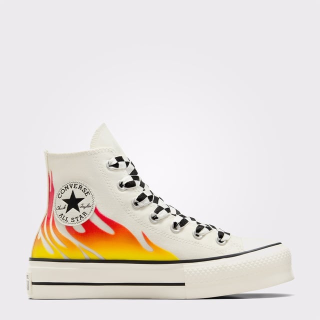 Converse Chuck Taylor All Star Lift Unisex Bej Platform Sneaker - Görsel 2