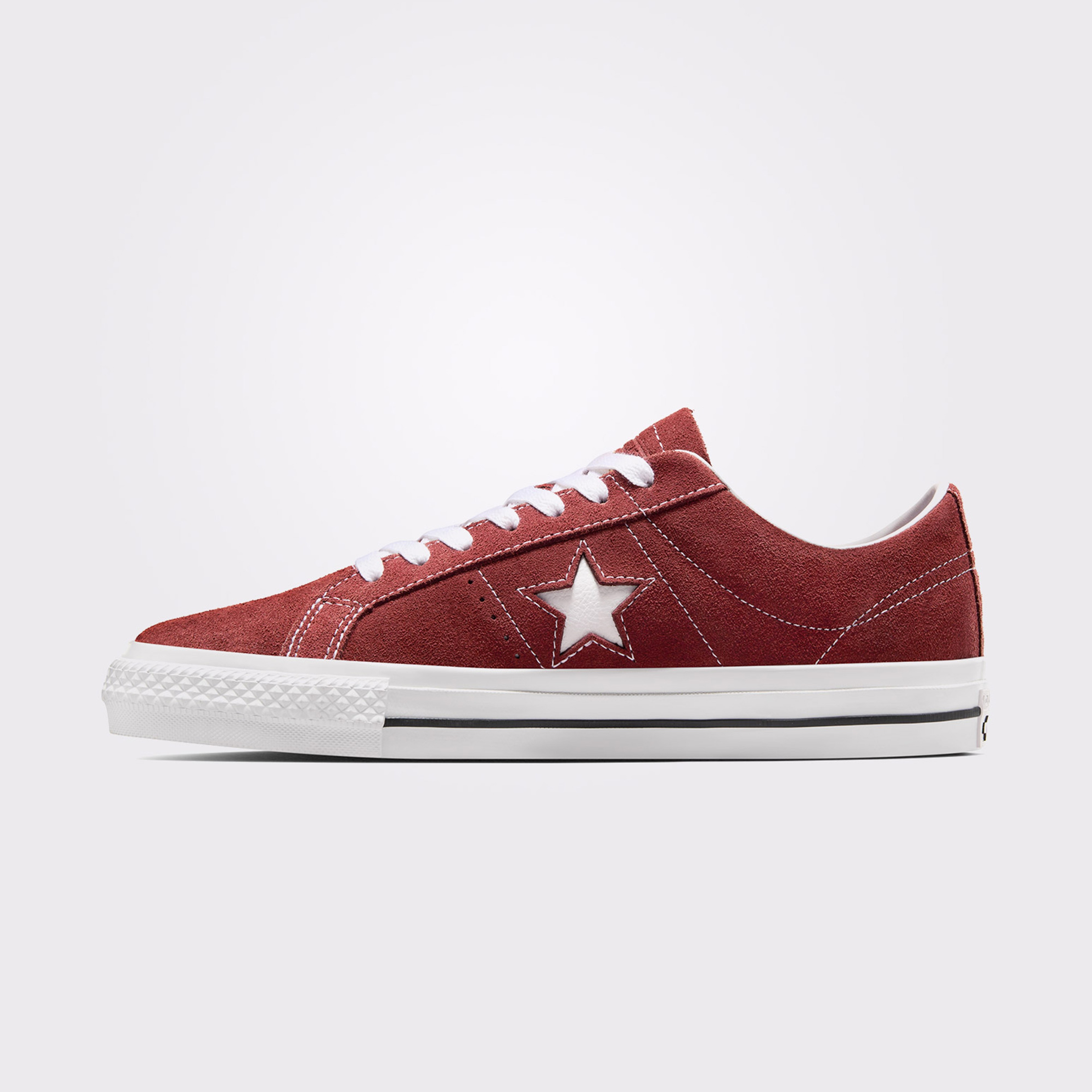 Converse Cons One Star Pro Unisex Bordo Sneaker