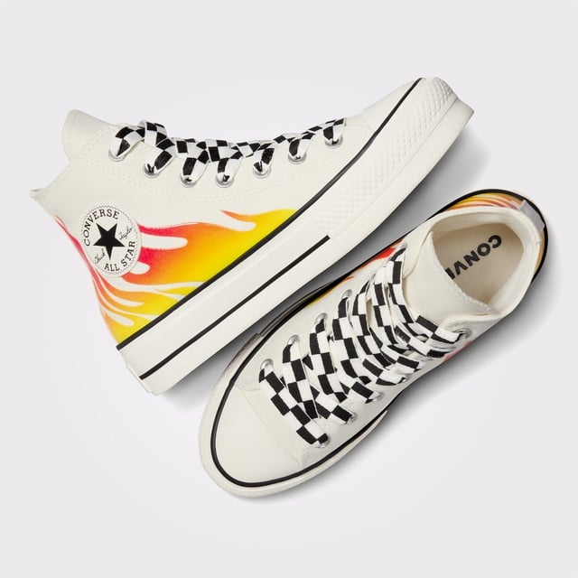 Converse Chuck Taylor All Star Lift Unisex Bej Platform Sneaker - Görsel 5