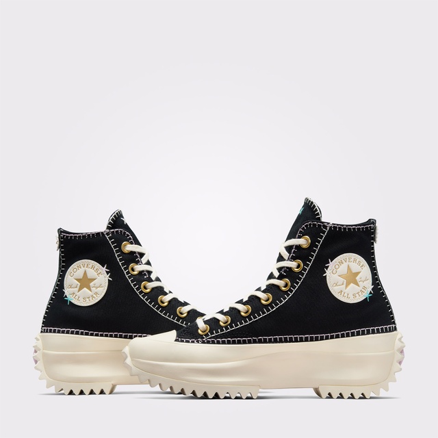 Converse Siyah Converse Run Star Hike Unisex Platform Sneaker