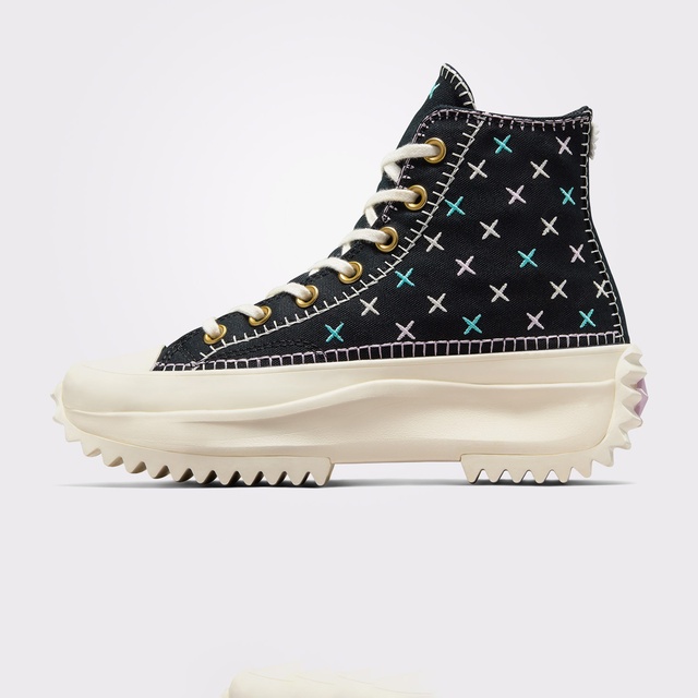 Converse Siyah Converse Run Star Hike Unisex Platform Sneaker