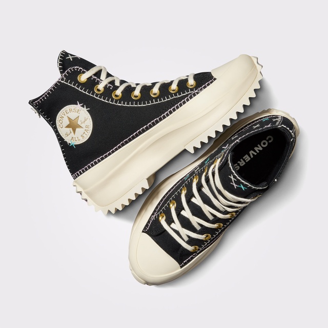Converse Siyah Converse Run Star Hike Unisex Platform Sneaker