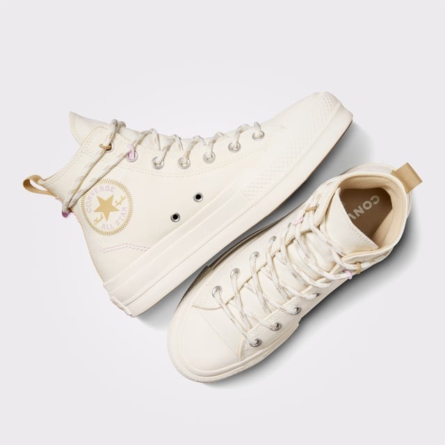 Converse Chuck Taylor All Star Lift Unisex Bej Platform Sneaker - Görsel 4