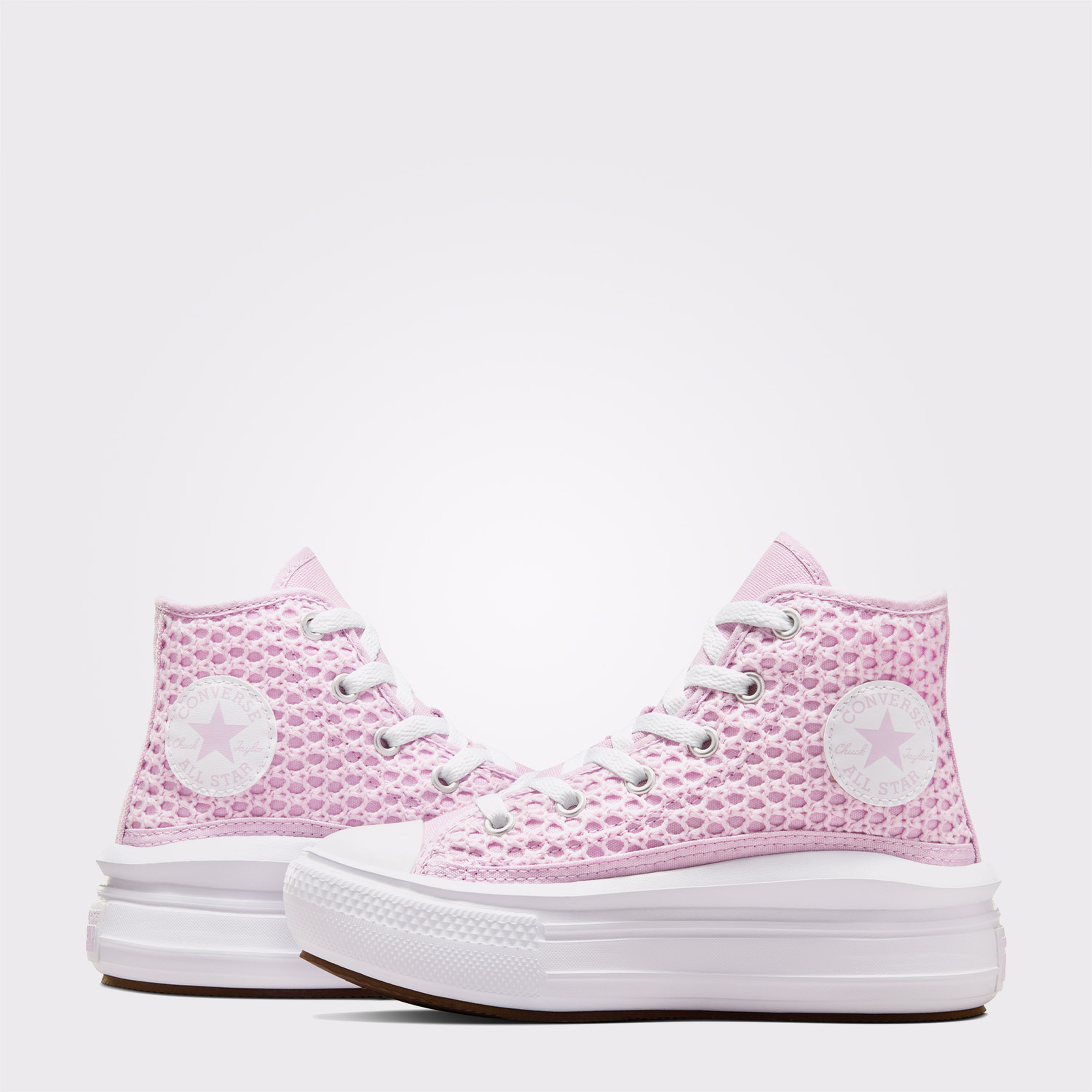 Converse Chuck Taylor All Star Move Çocuk Pembe Platform Sneaker