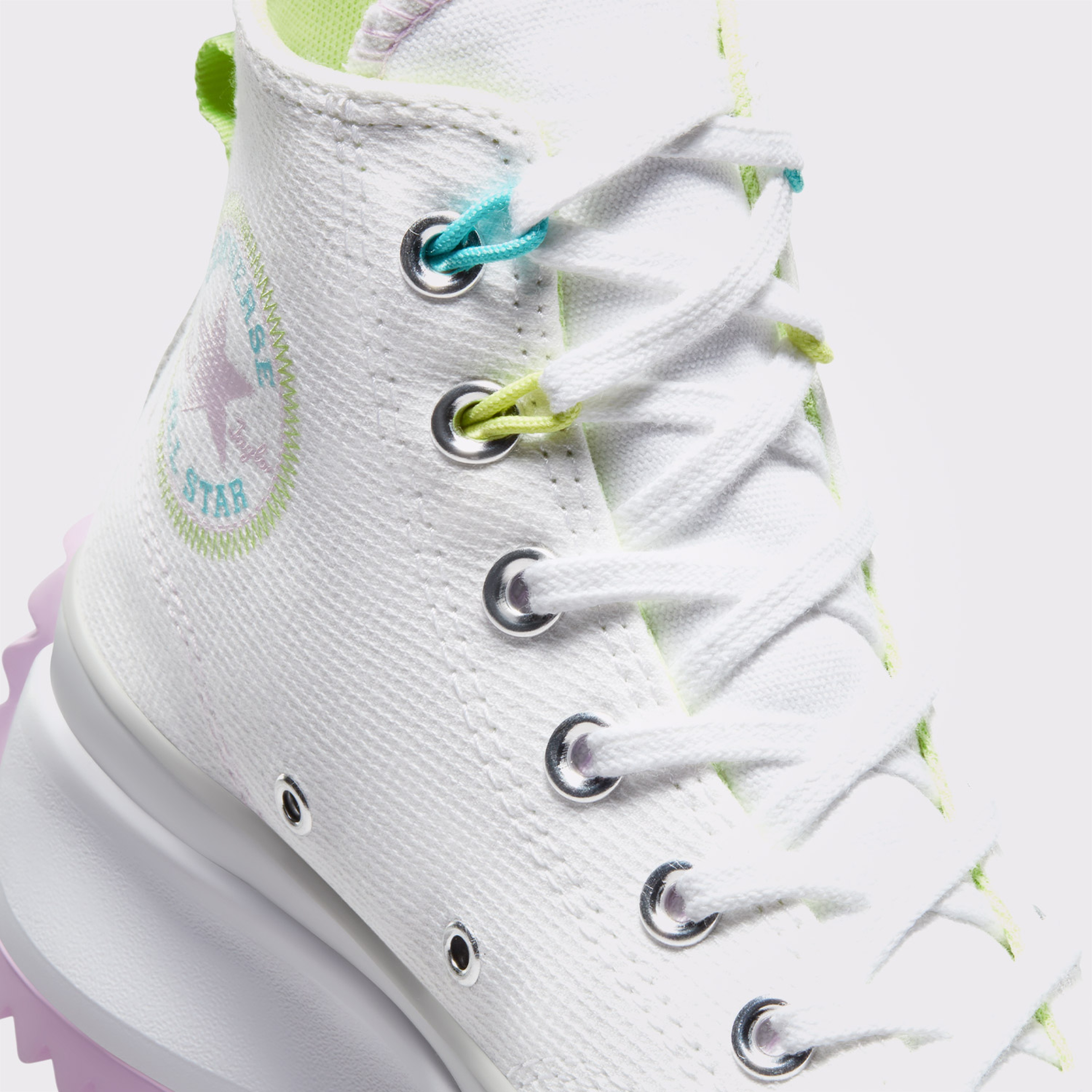 Converse Run Star Hike Unisex Beyaz Platform Sneaker