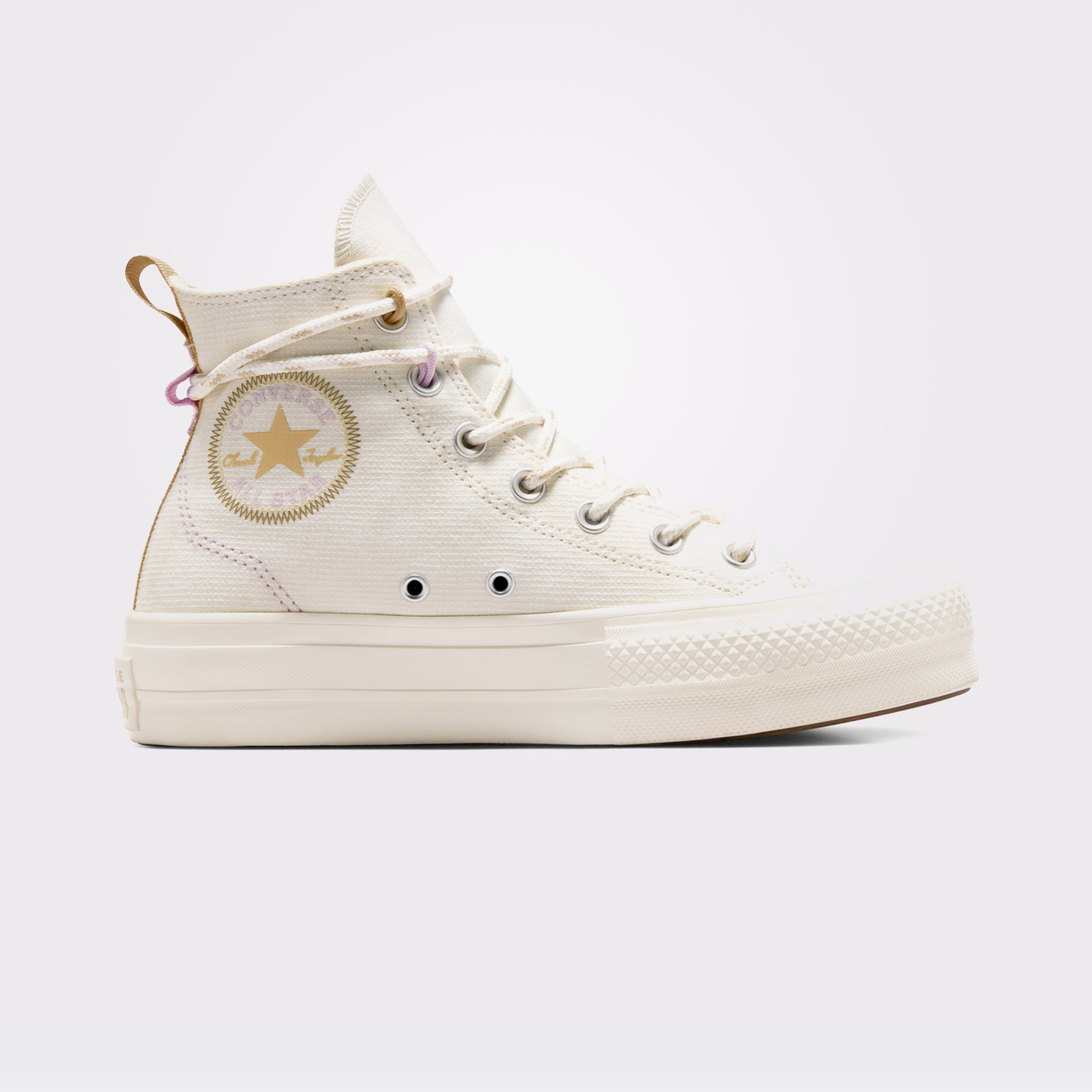 Converse Chuck Taylor All Star Lift Unisex Bej Platform Sneaker