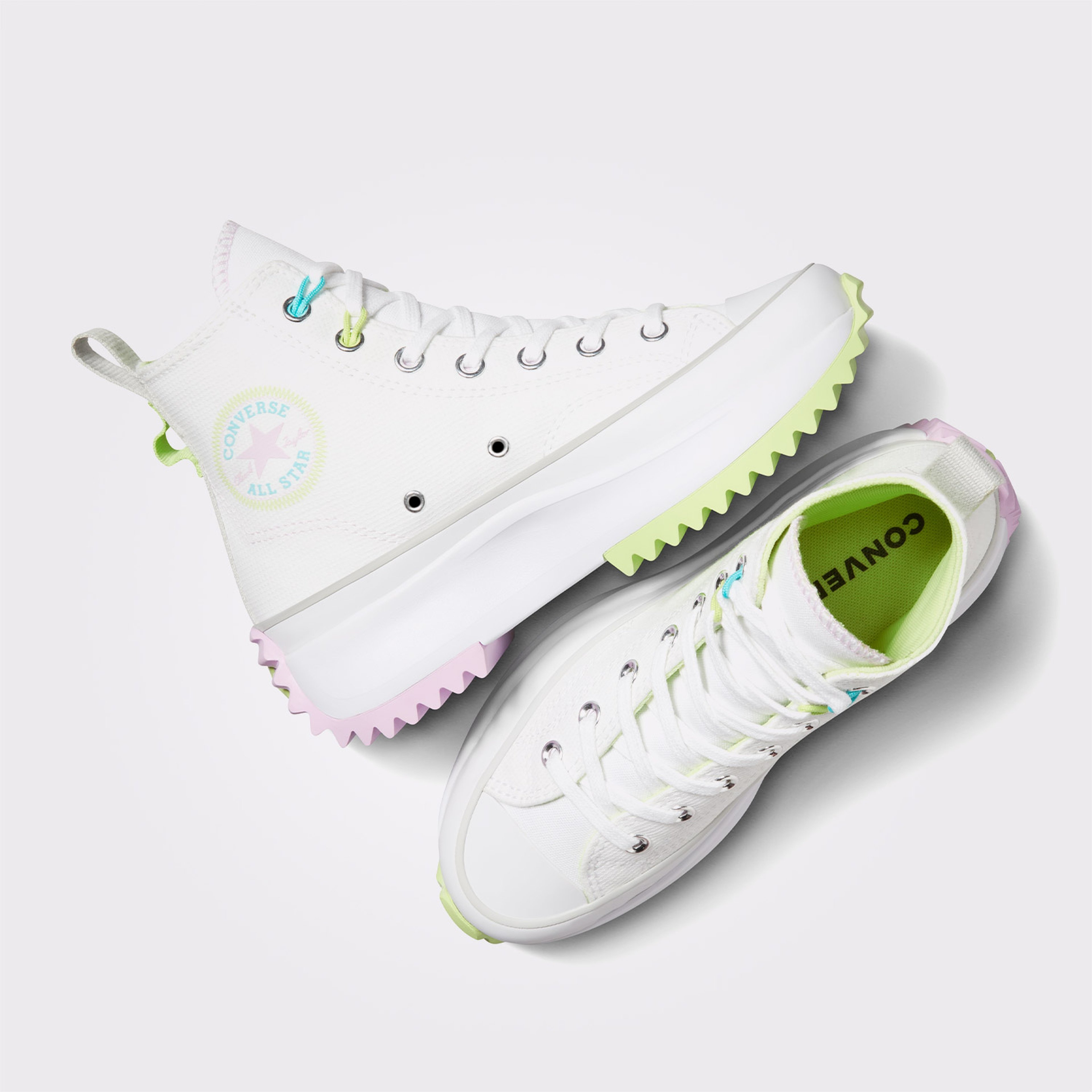 Converse Run Star Hike Unisex Beyaz Platform Sneaker