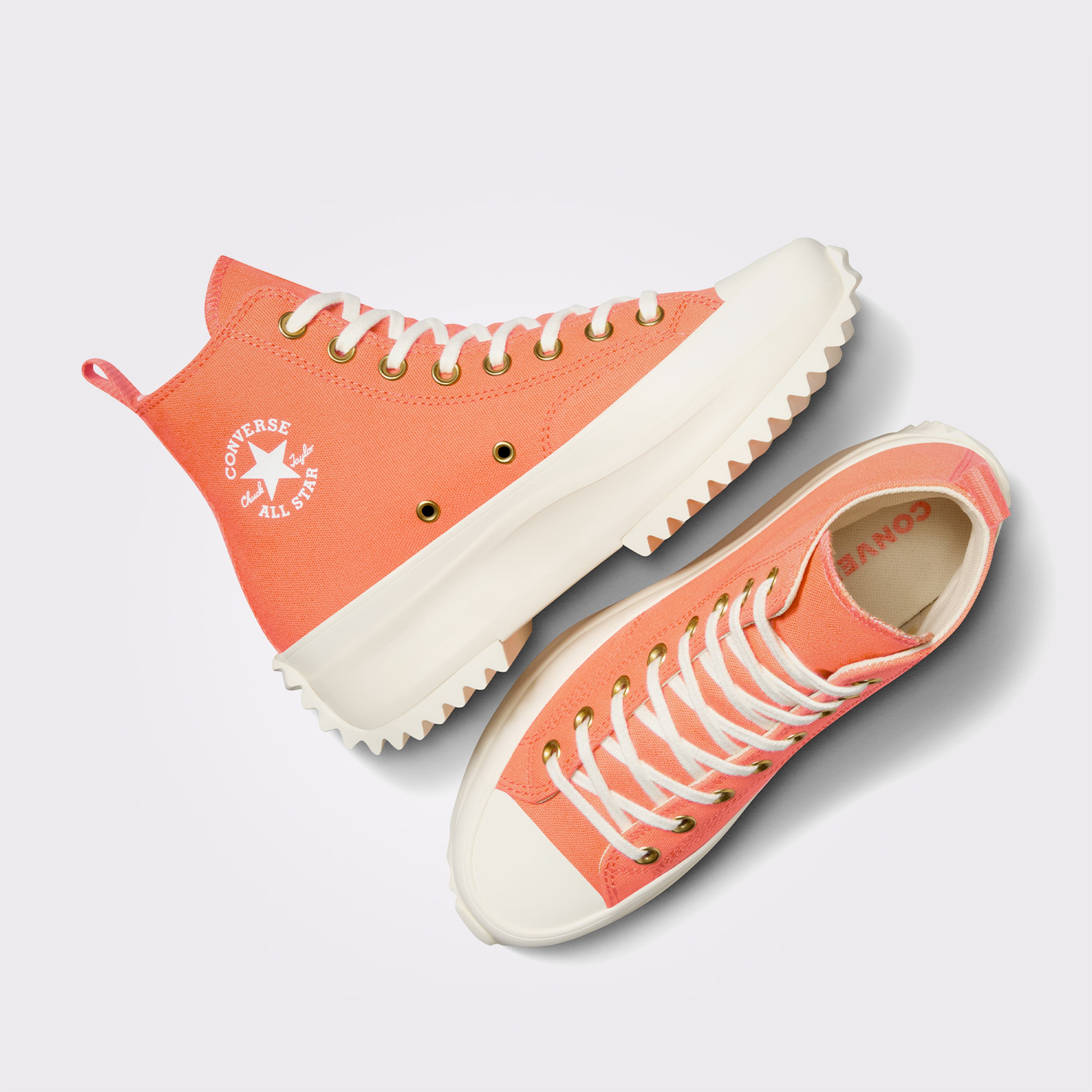 Converse Run Star Hike Unisex Turuncu Platform Sneaker